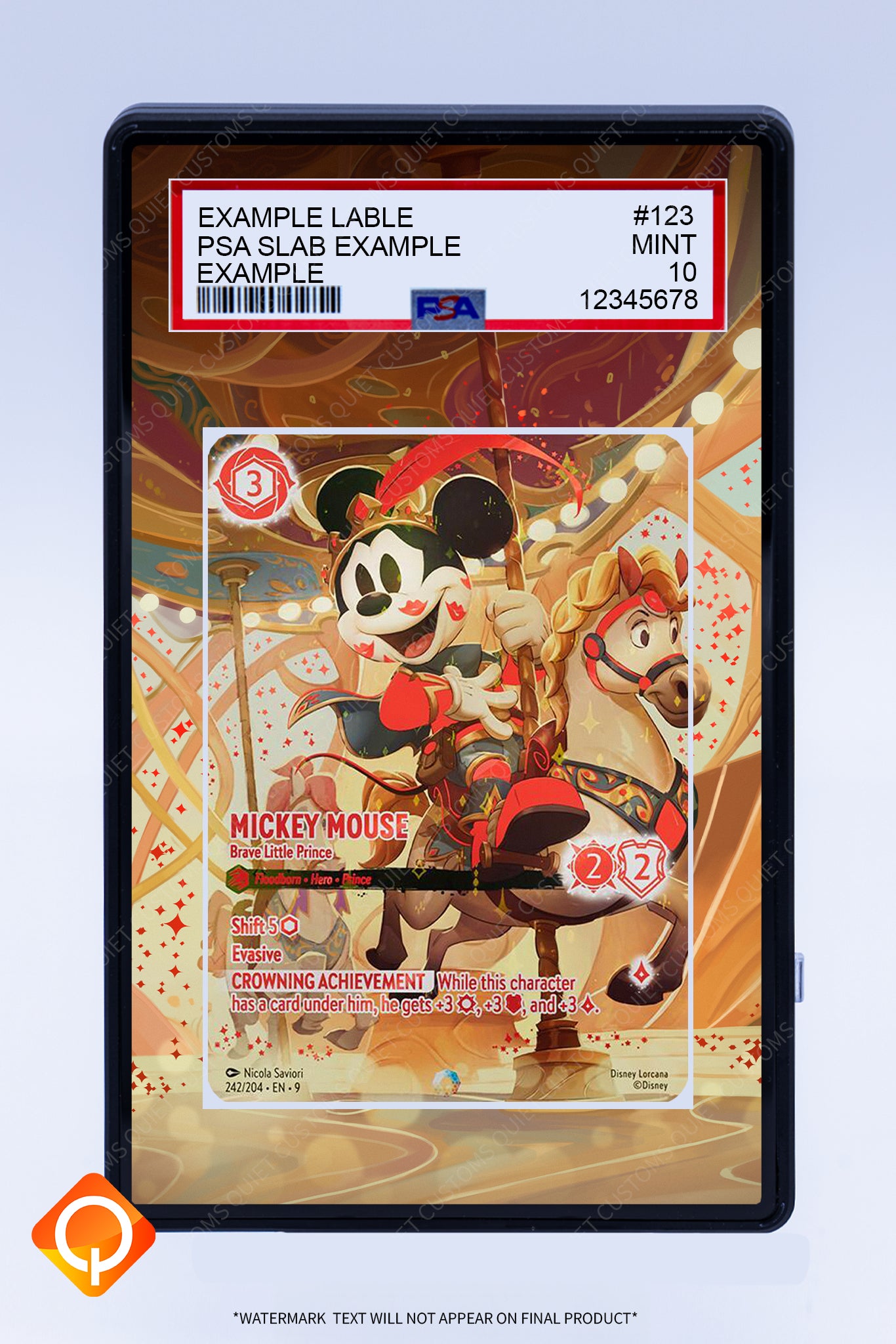 Mickey Mouse 242 204 (Graded) Case