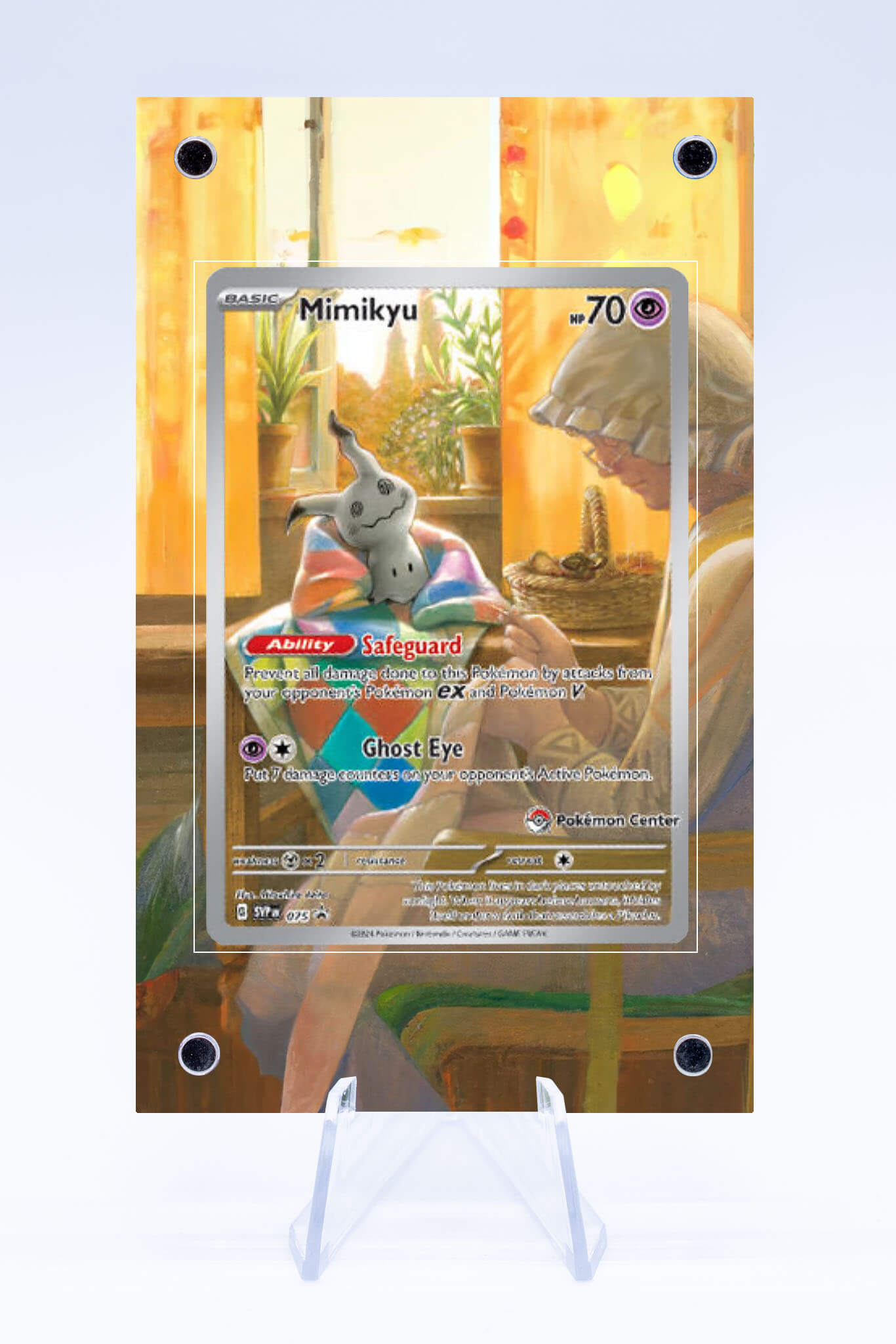 075 pokemon card Mimikyu 075 Promo Case | Paldean Fates