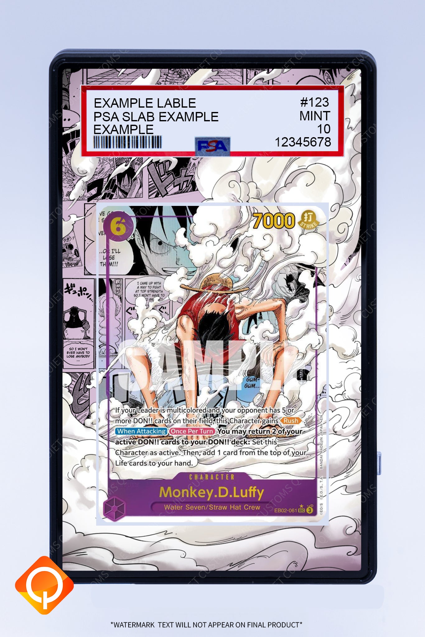 Monkey D Luffy EB02-061 (Graded) Case