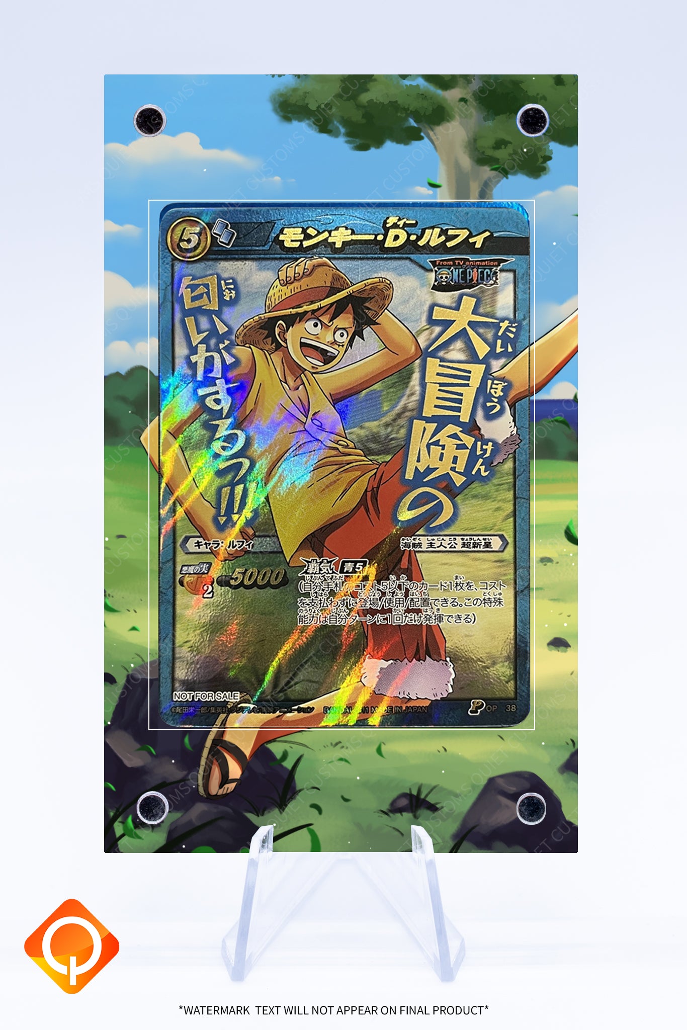 Monkey D Luffy P OP 38 | ONE PIECE Card Game | Art Guard (Ungraded)