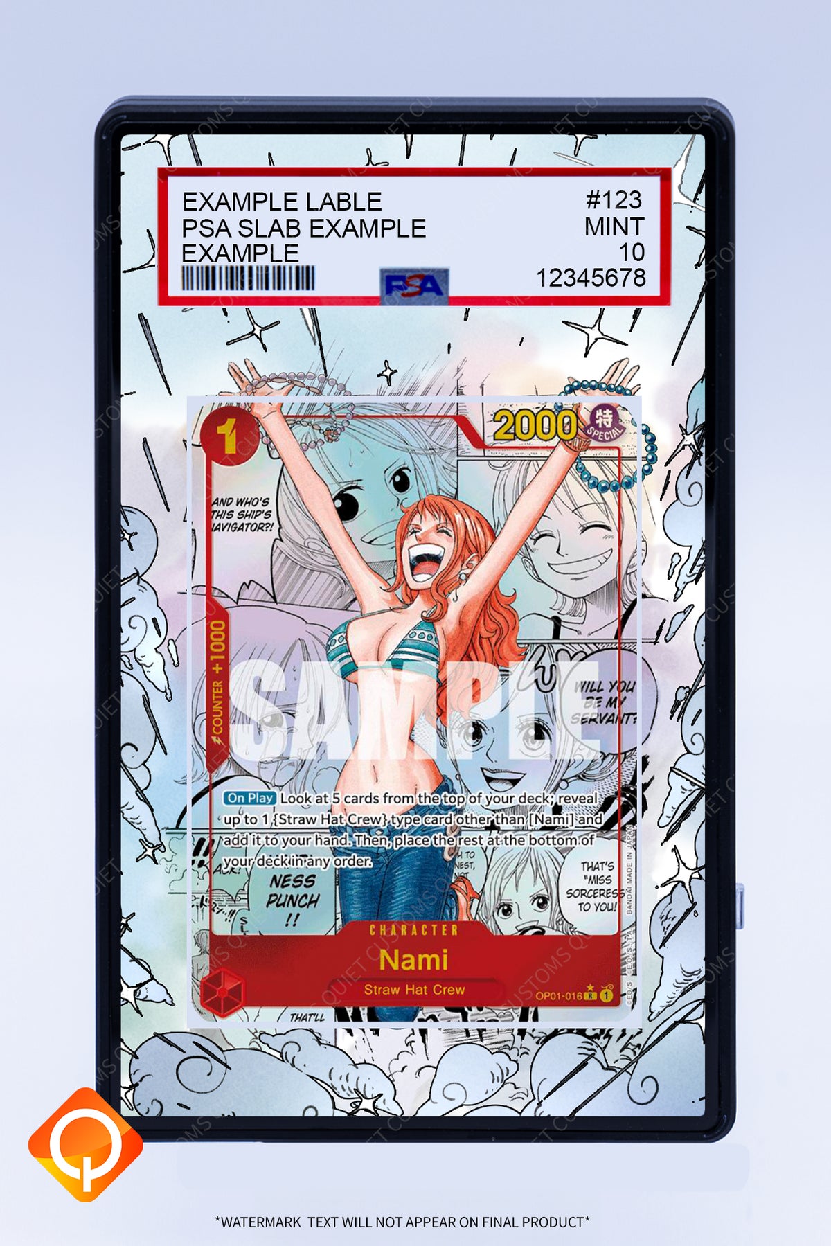 Nami OP01-016 (Graded) Case