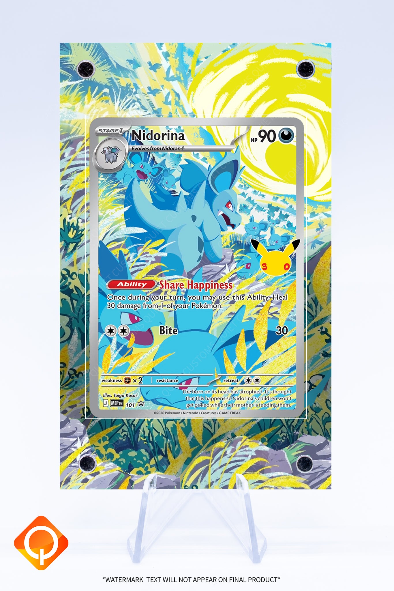 Nidorina 101 Promo Case | Art Guard (Ungraded)
