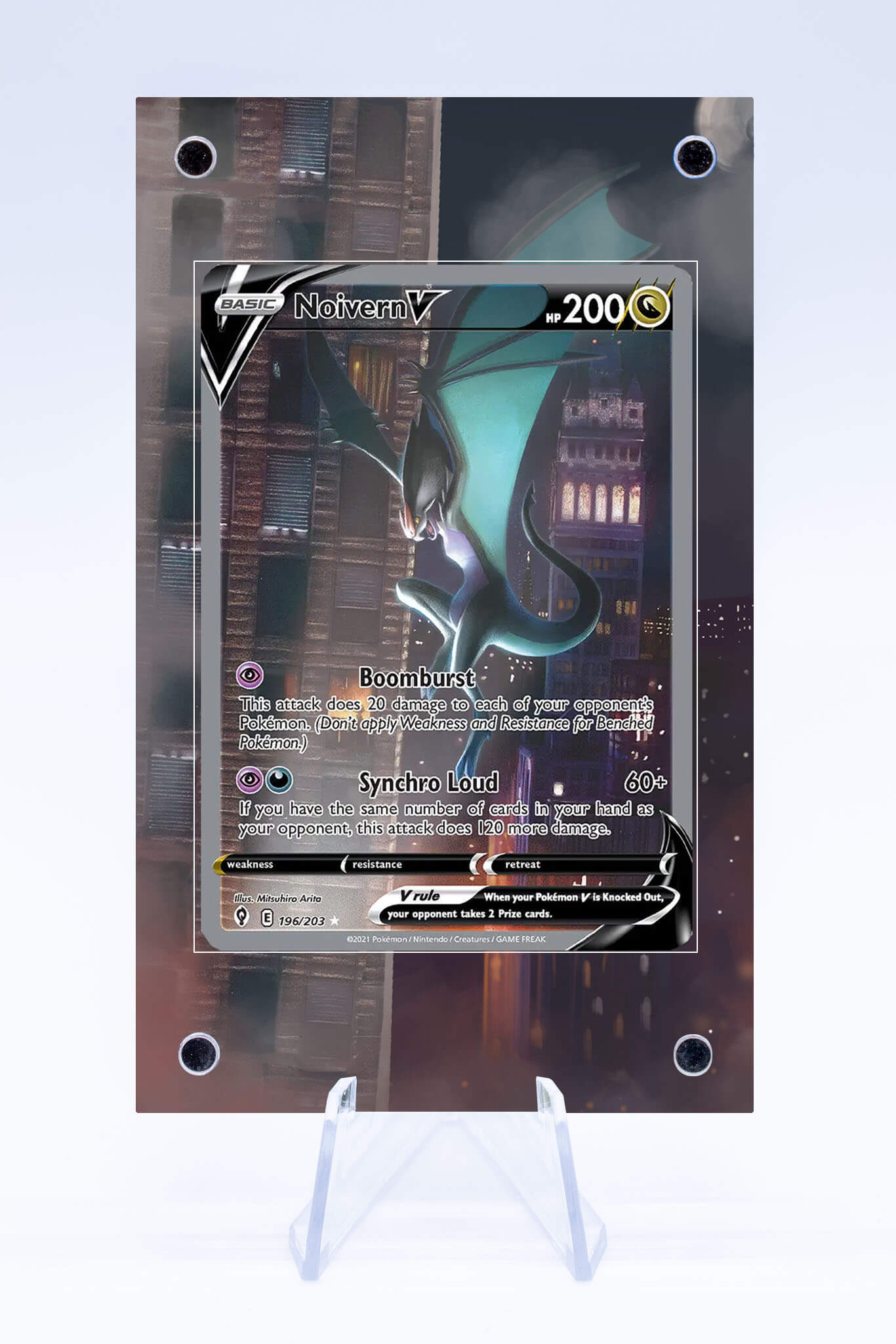 pokemon noivern card Noivern V 196 203 Case | Evolving Skies