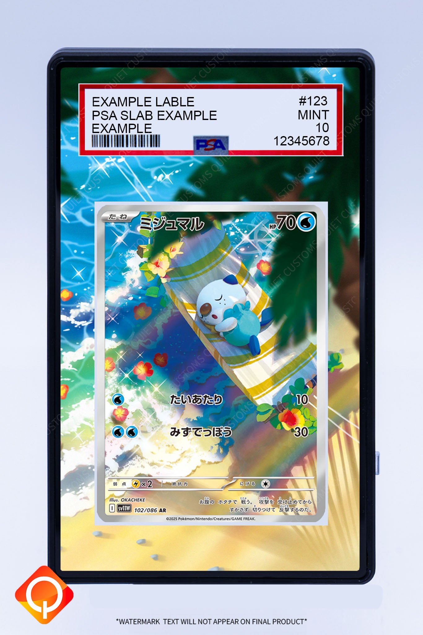 Oshawott IR (Graded) Case Oshawott IR (Graded) Case