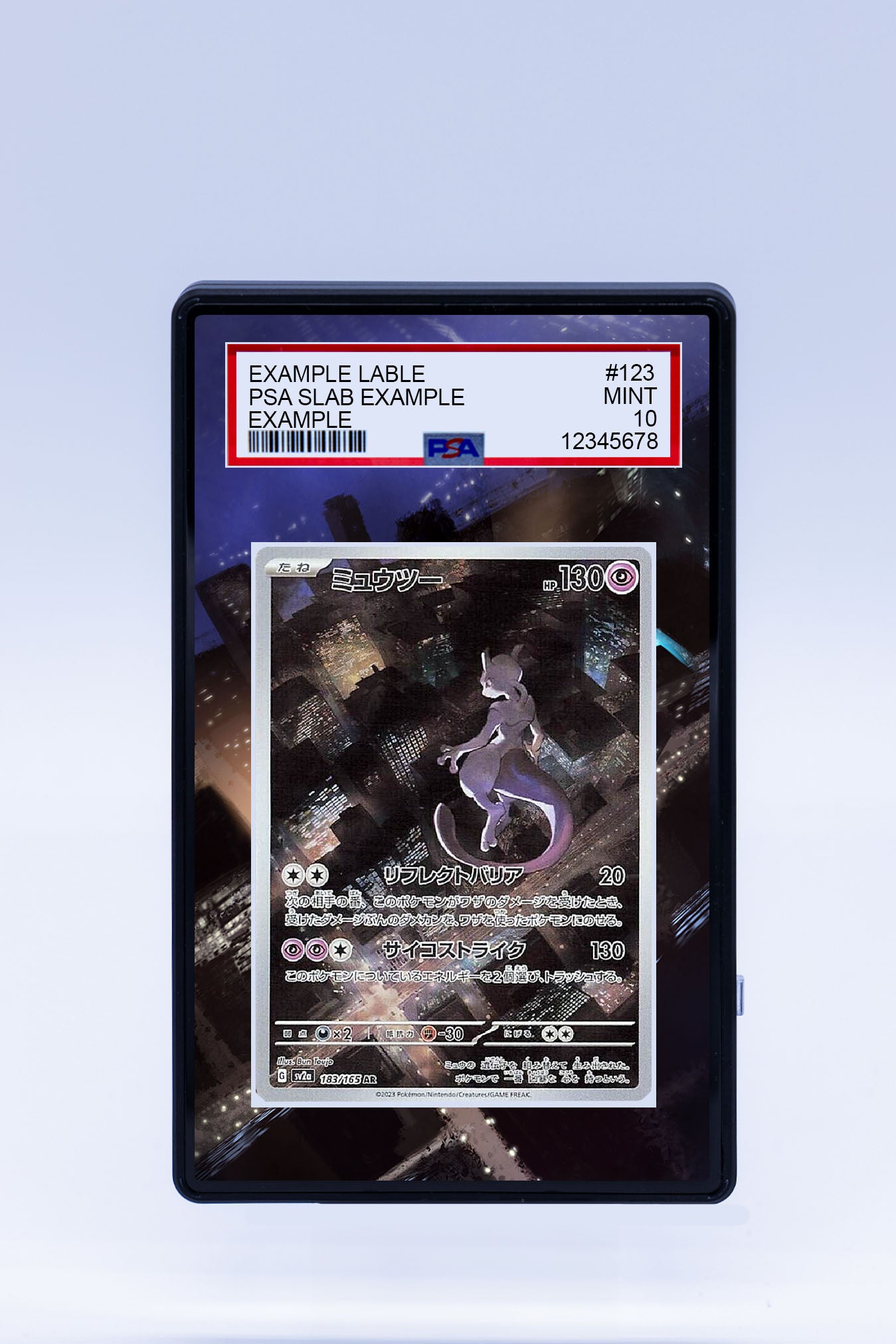 Mewtwo 052 SV Promo (Graded) Case Mewtwo 052 SV Promo (Graded) Case