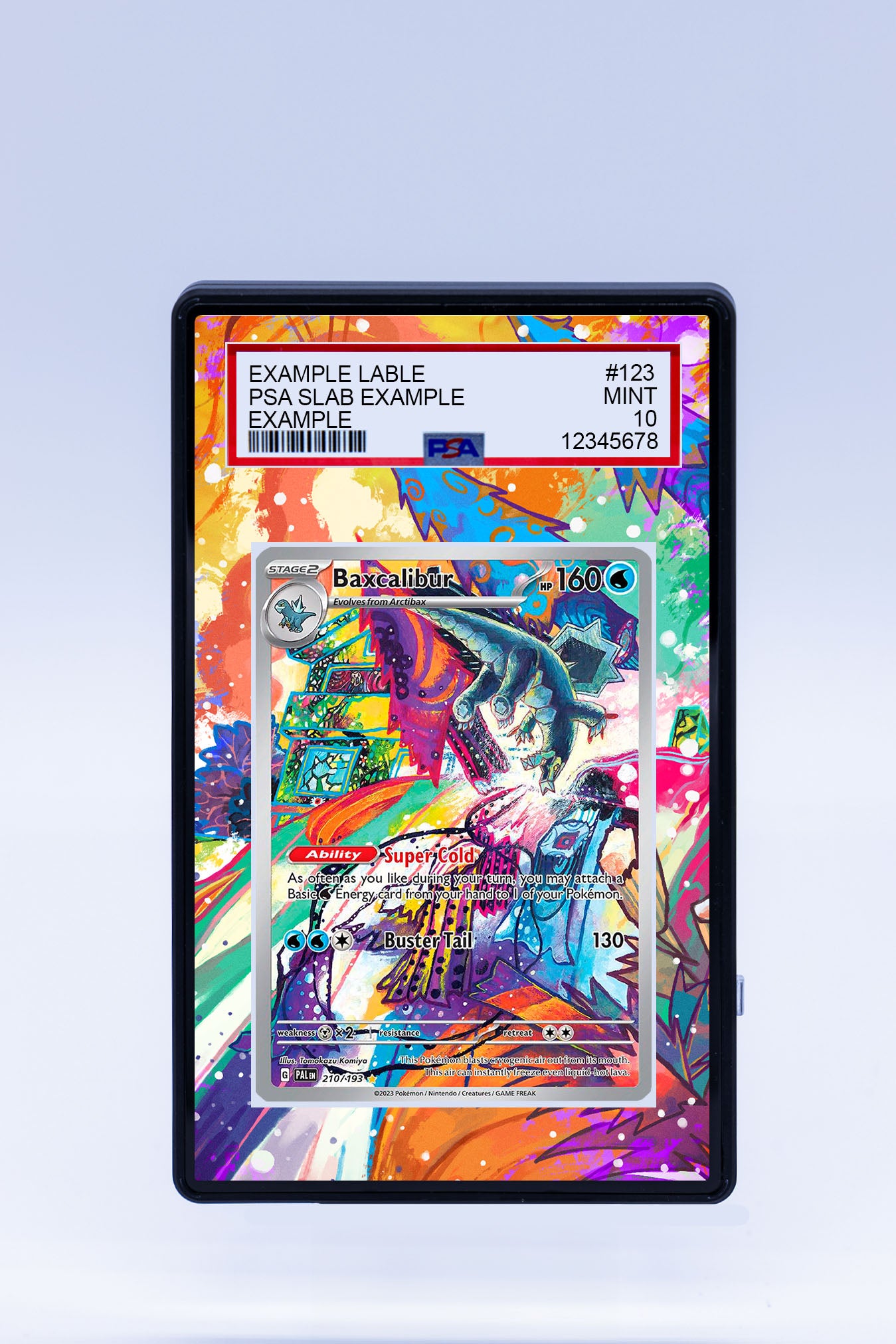 Baxcalibur 210 193 (Graded) Case