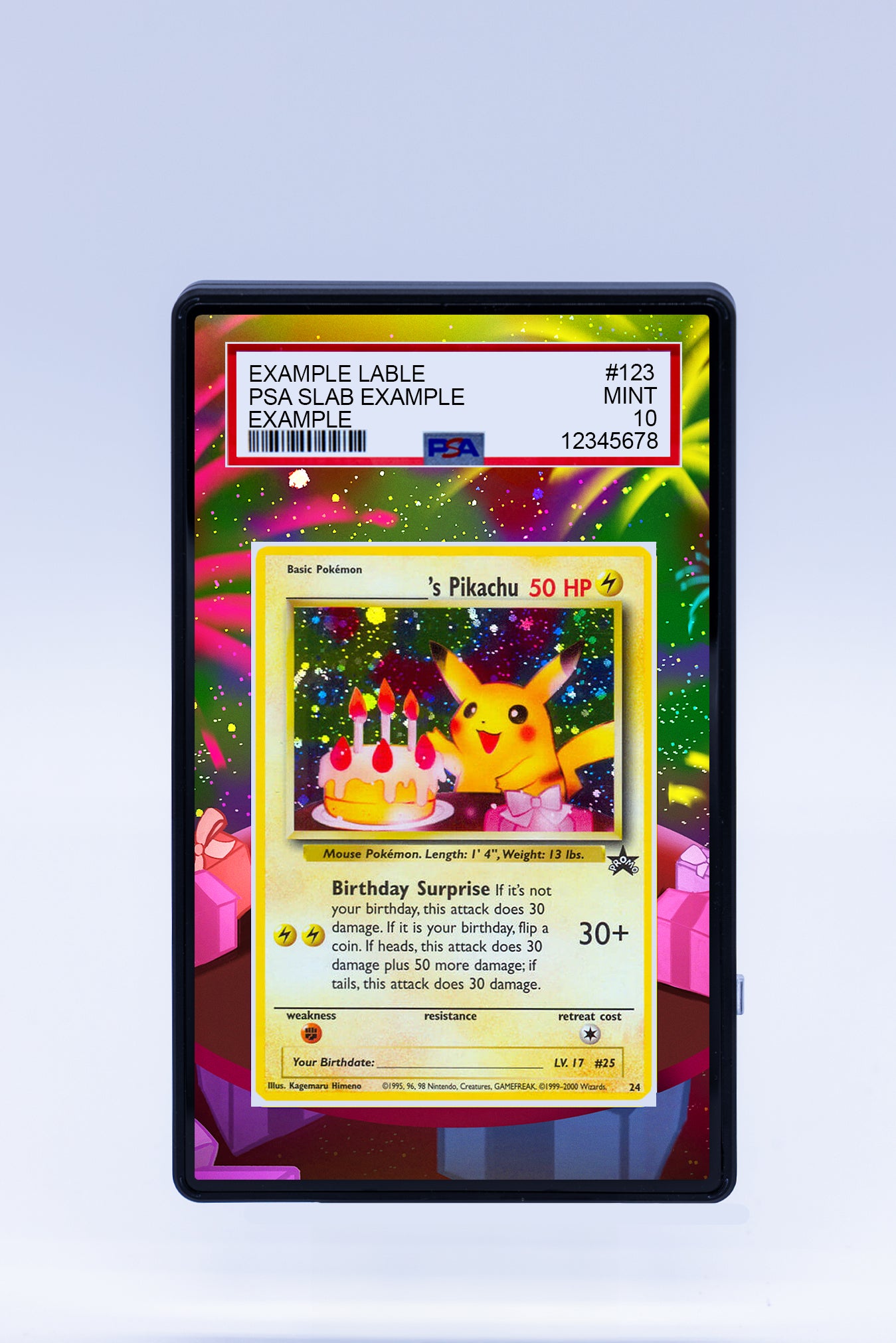 pokemon 23kt gold card Graded Card Case for PSA, BGS & other slabs of equal dimensions [36 sp –  Gemloader