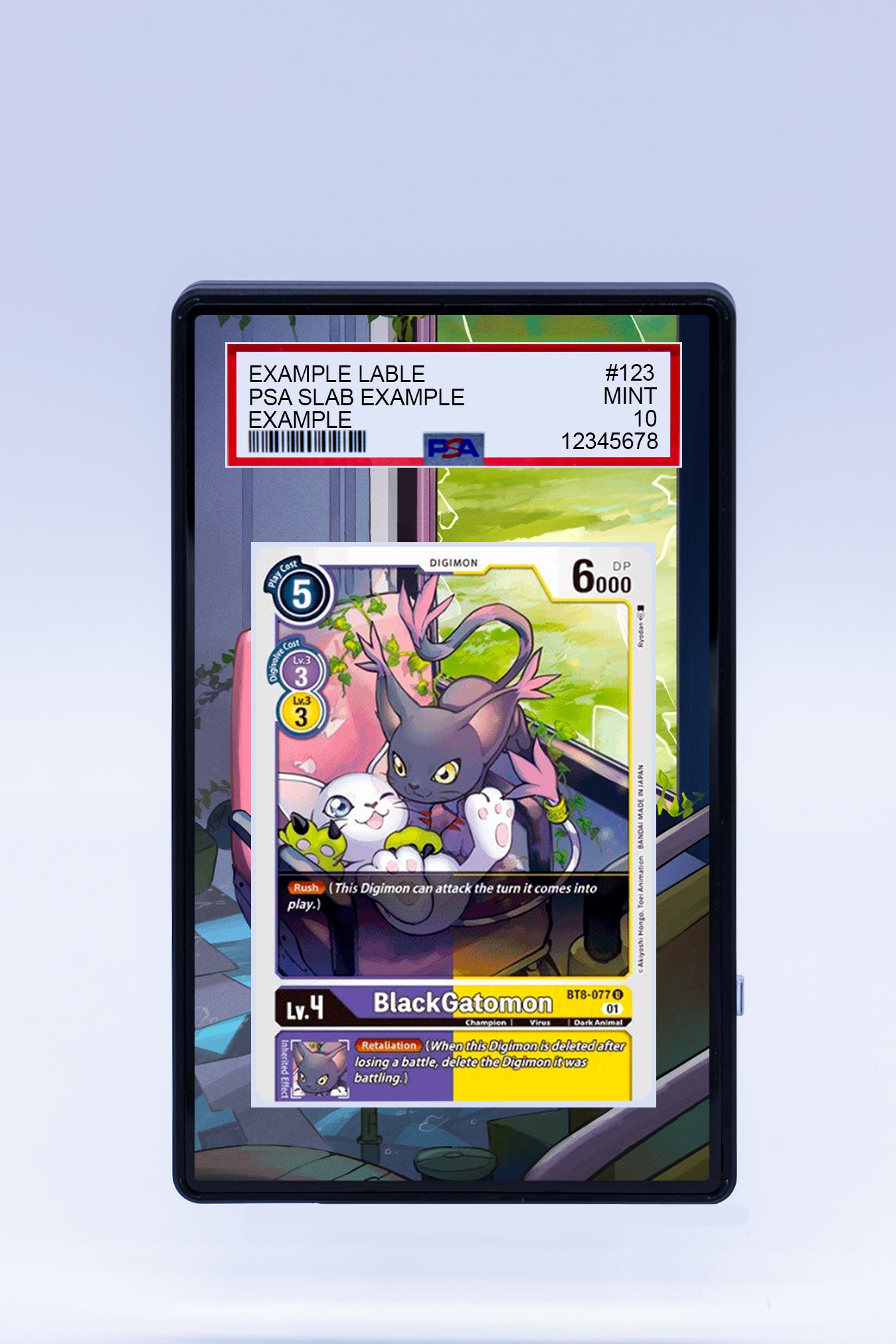 Black Gatomon BT8-077 (Graded) Case Black Gatomon BT8-077 (Graded) Case