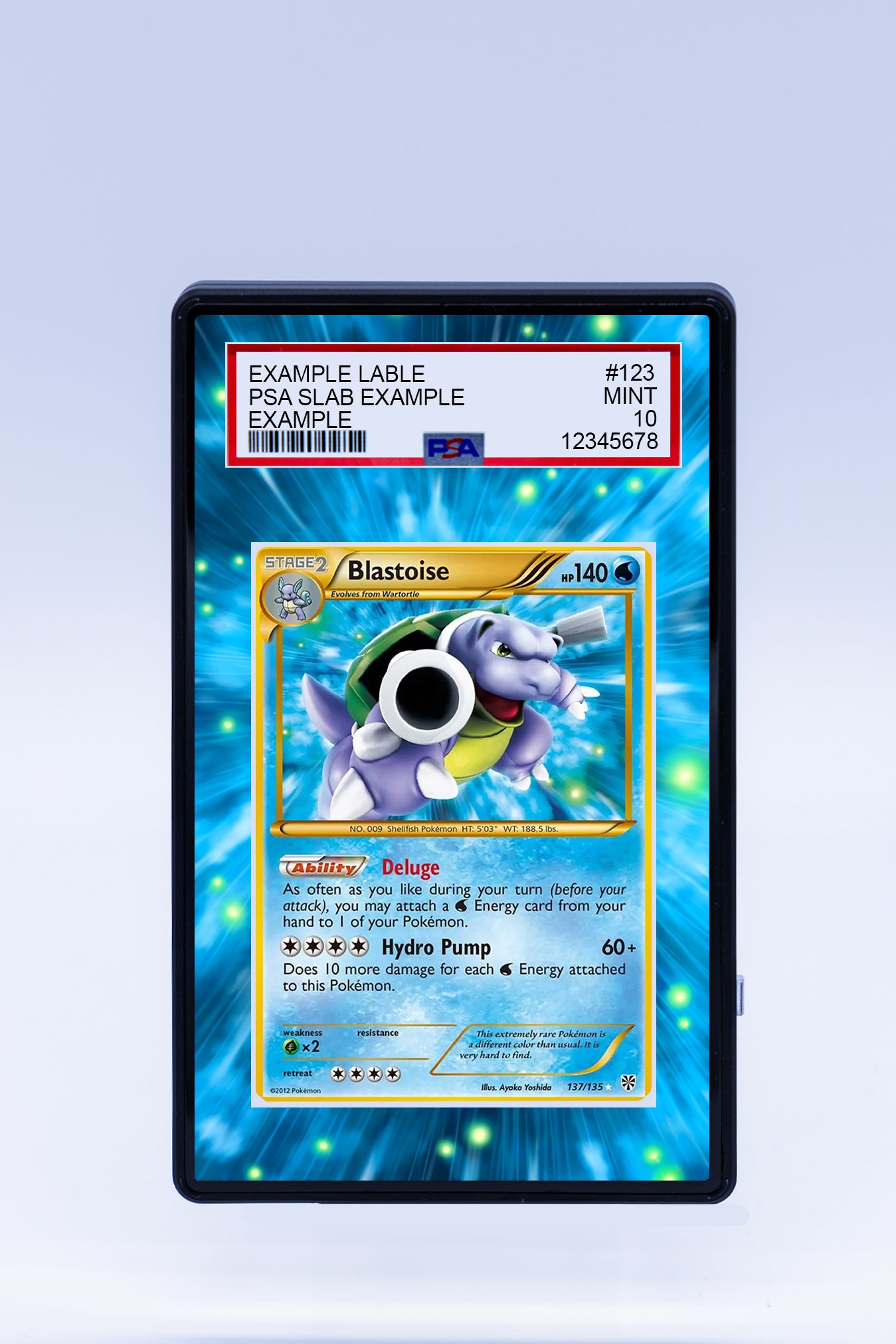 Blastoise 137 135 (Graded) Case Blastoise 137 135 (Graded) Case