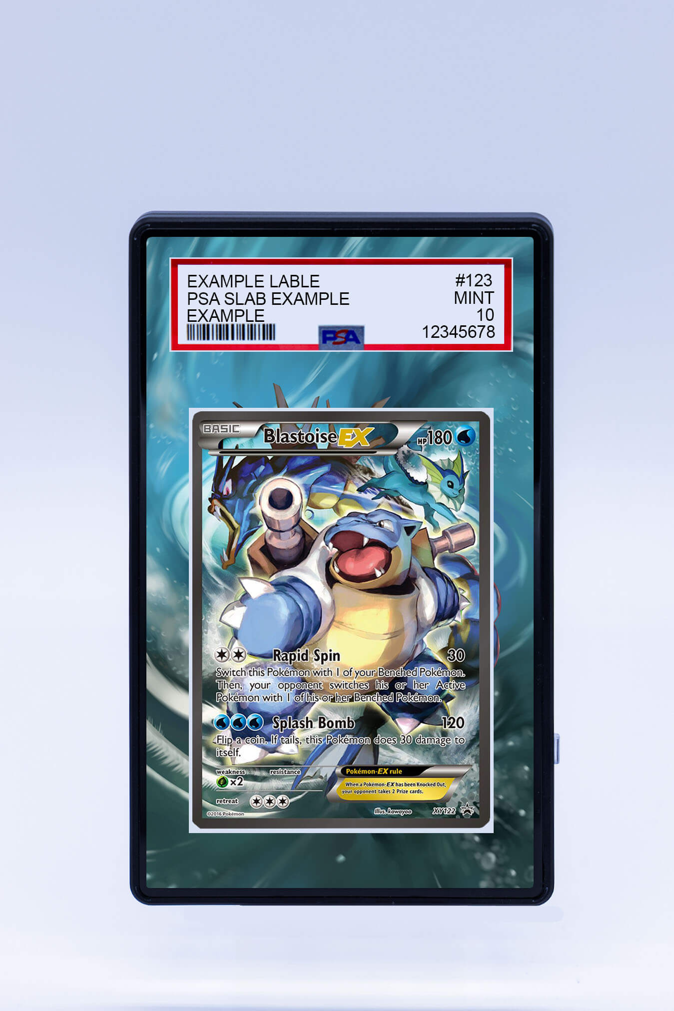 Blastoise EX XY122 Promo (Graded) Case Blastoise EX XY122 Promo (Graded) Case