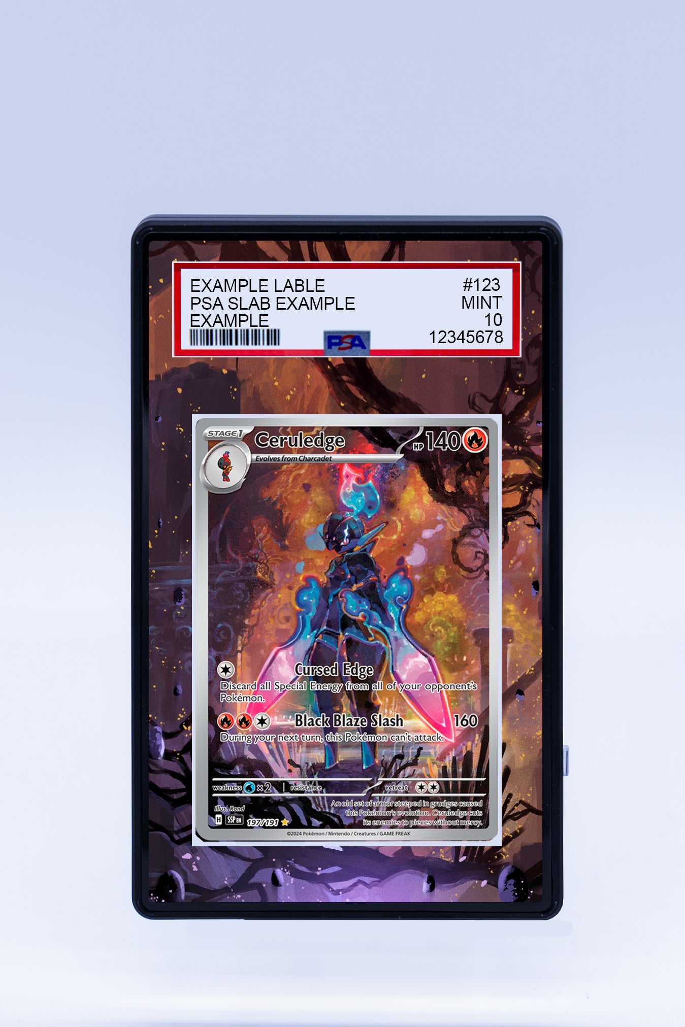 Ceruledge 197 191 (Graded) Case