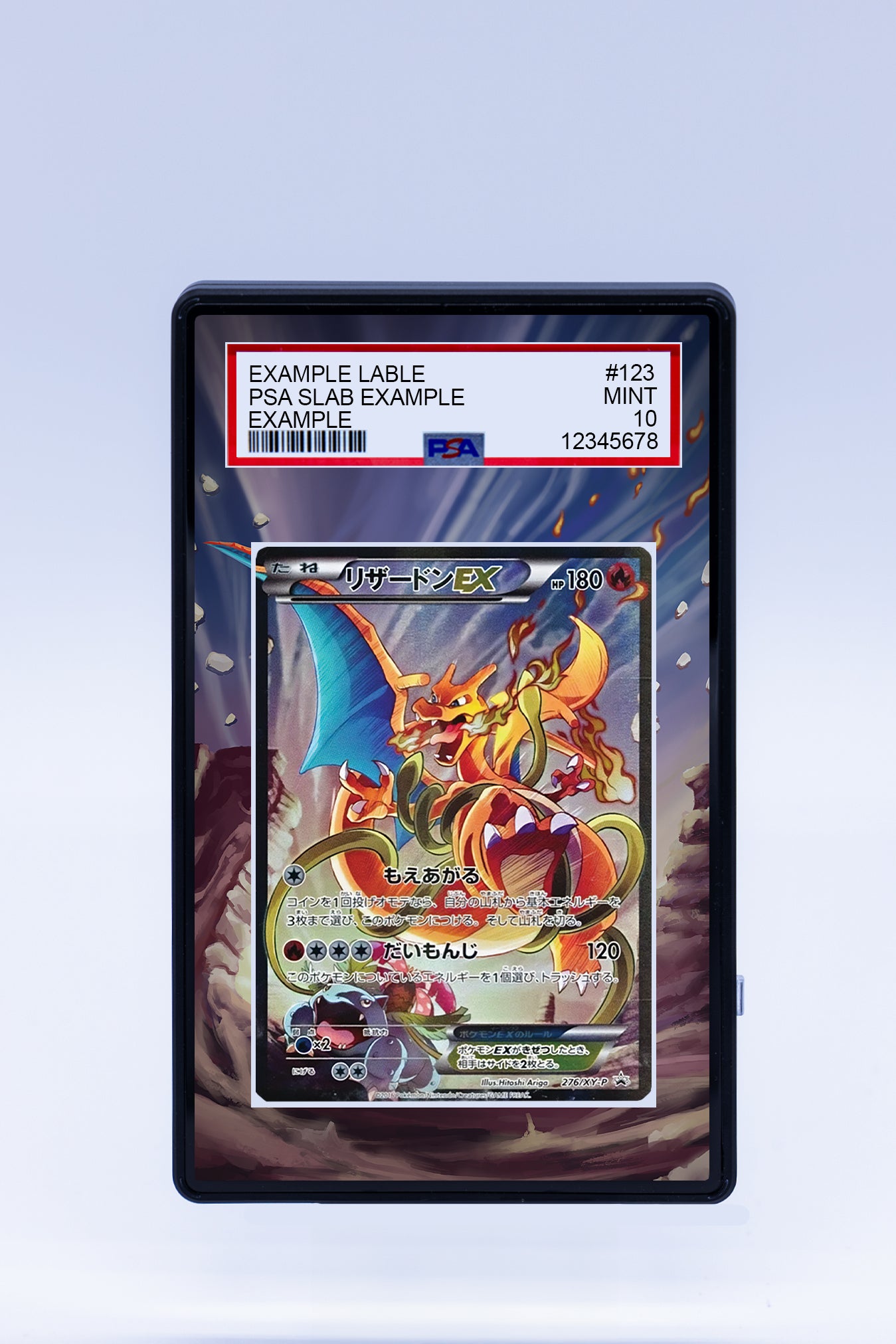 charizard pokemon card graded Charizard EX 276 XY-P (Graded) Case
