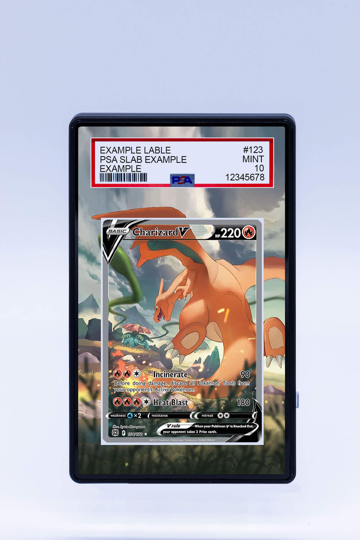 charizard pokemon card graded V 154 172 Case (Graded) Case Japanese promo card 25th Style:Eldrazi Unbound The Best Blue/Red/Green Temur Pokémon VSTAR