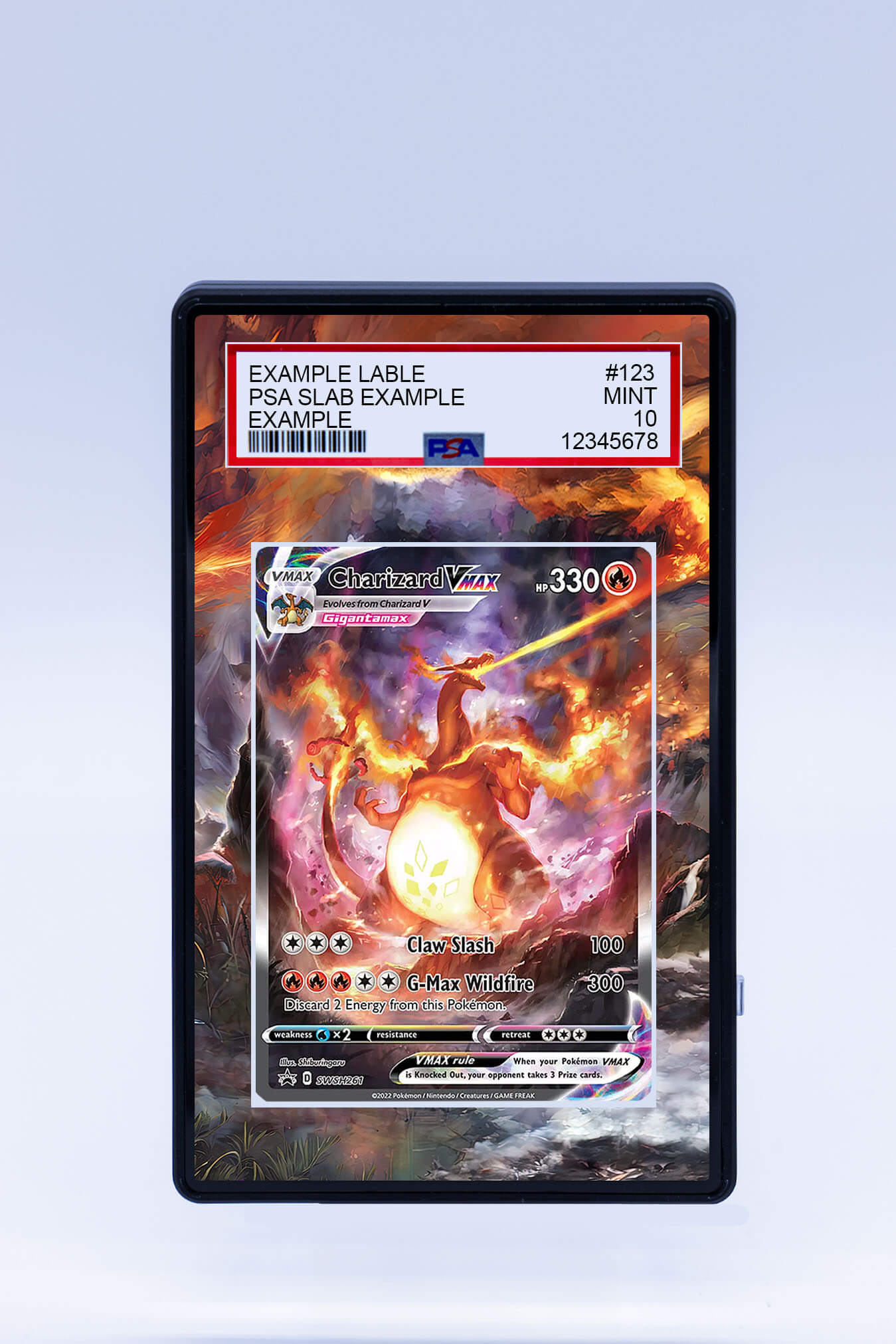 Charizard VMAX SWSH261 UPC Promo (Graded) Case Charizard VMAX SWSH261 UPC Promo (Graded) Case