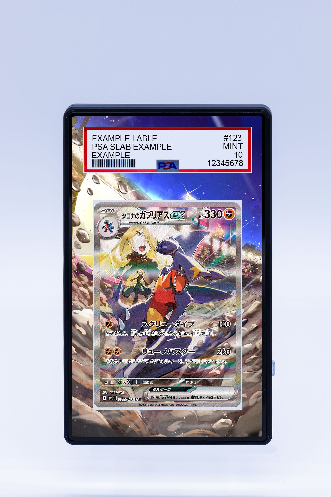 cynthia garchomp pokemon card Cynthia's Garchomp (Graded) Case