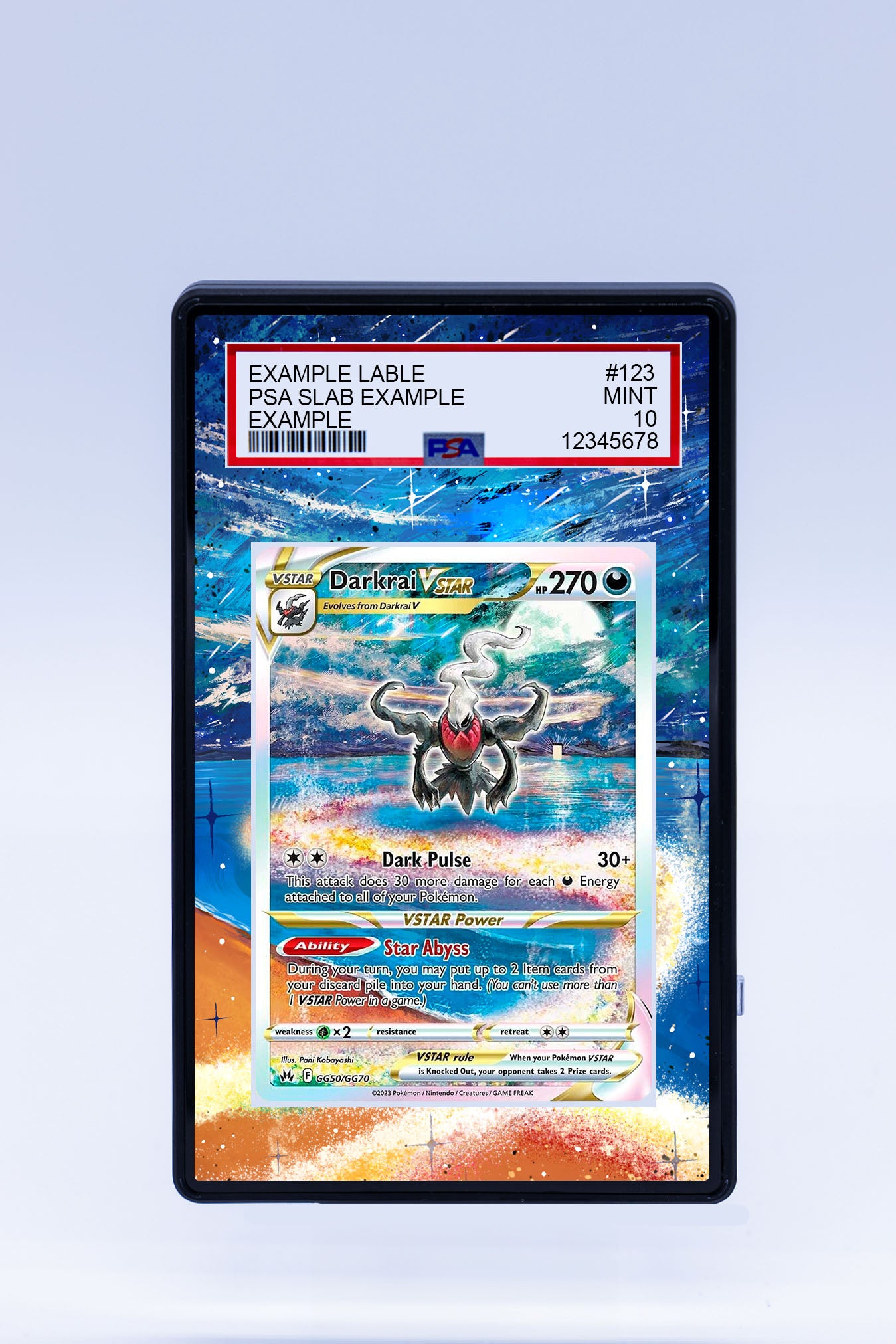 Darkrai VSTAR GG50 (Graded) Case