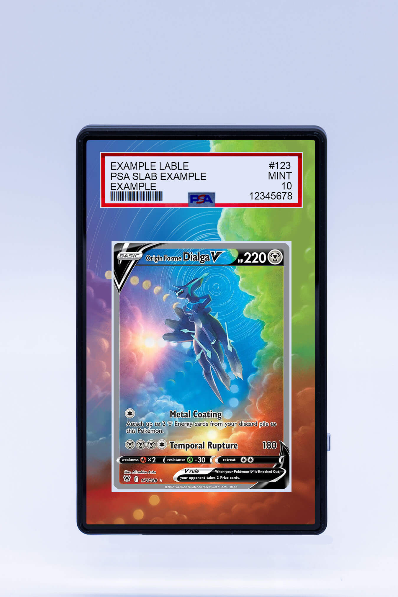 Origin Forme Dialga V 177/189 (Graded) Case Origin Forme Dialga V 177/189 (Graded) Case