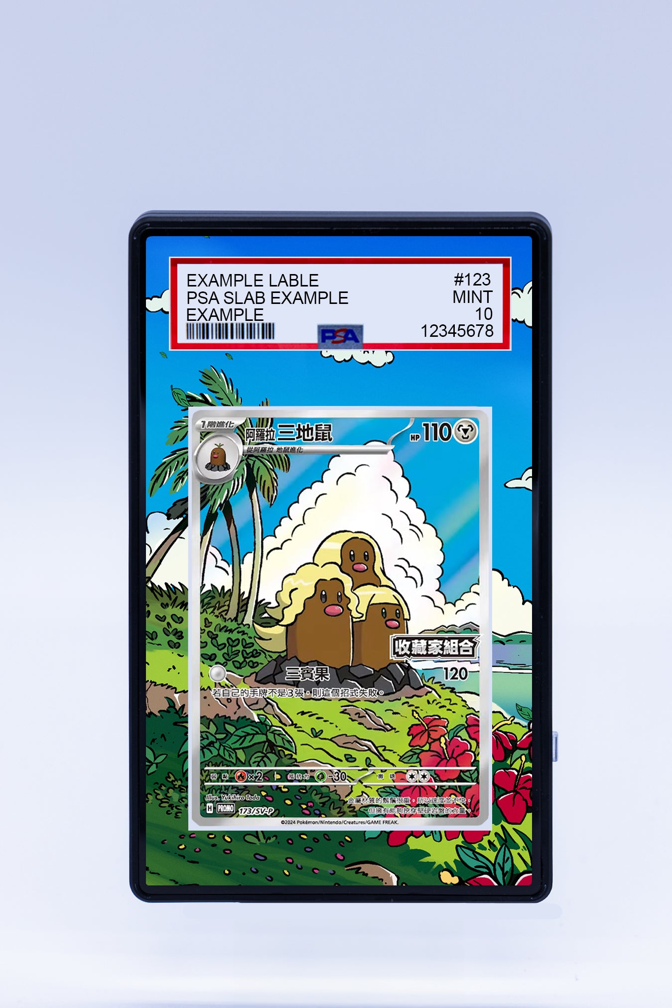 alolan dugtrio pokemon card 208 191 (Graded) Case Is misaligned back on Commander Deck MTG it is less likely Cards:13/105 Light Azumarill