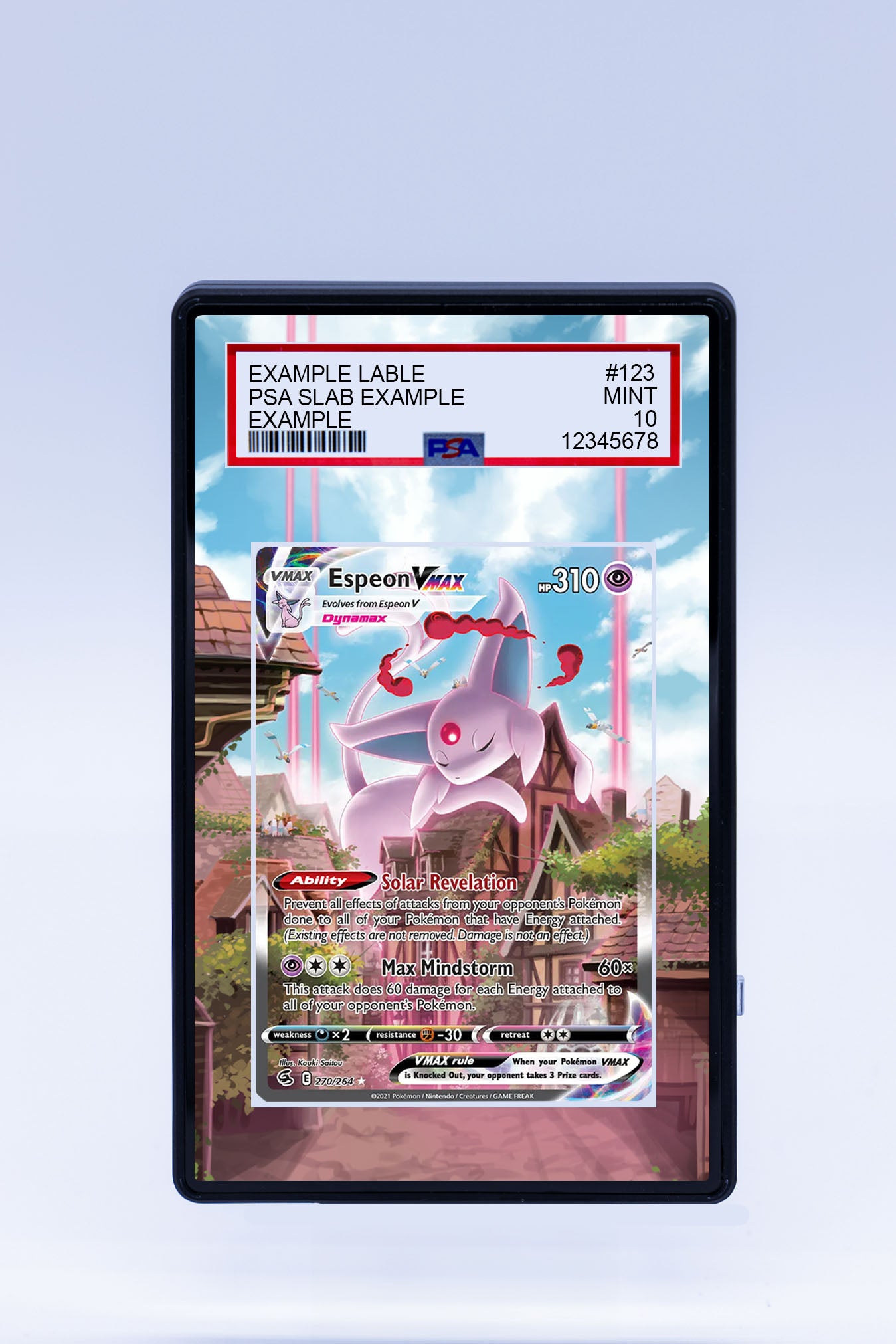 Espeon VMAX 270/264 (Graded) Case