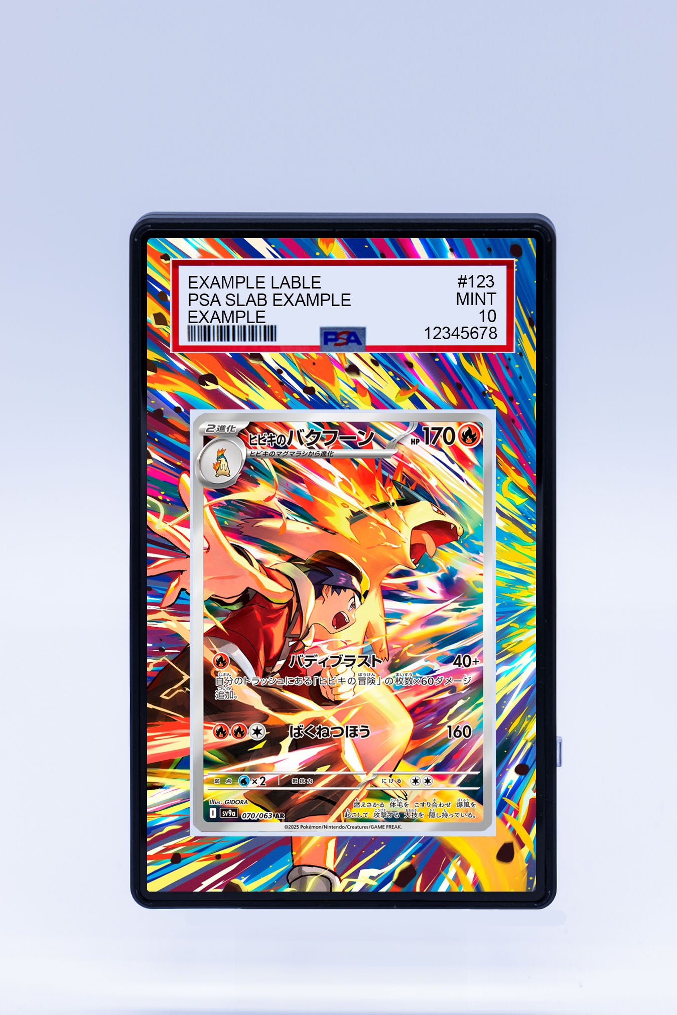 Ethan's Typhlosion (Graded) Case