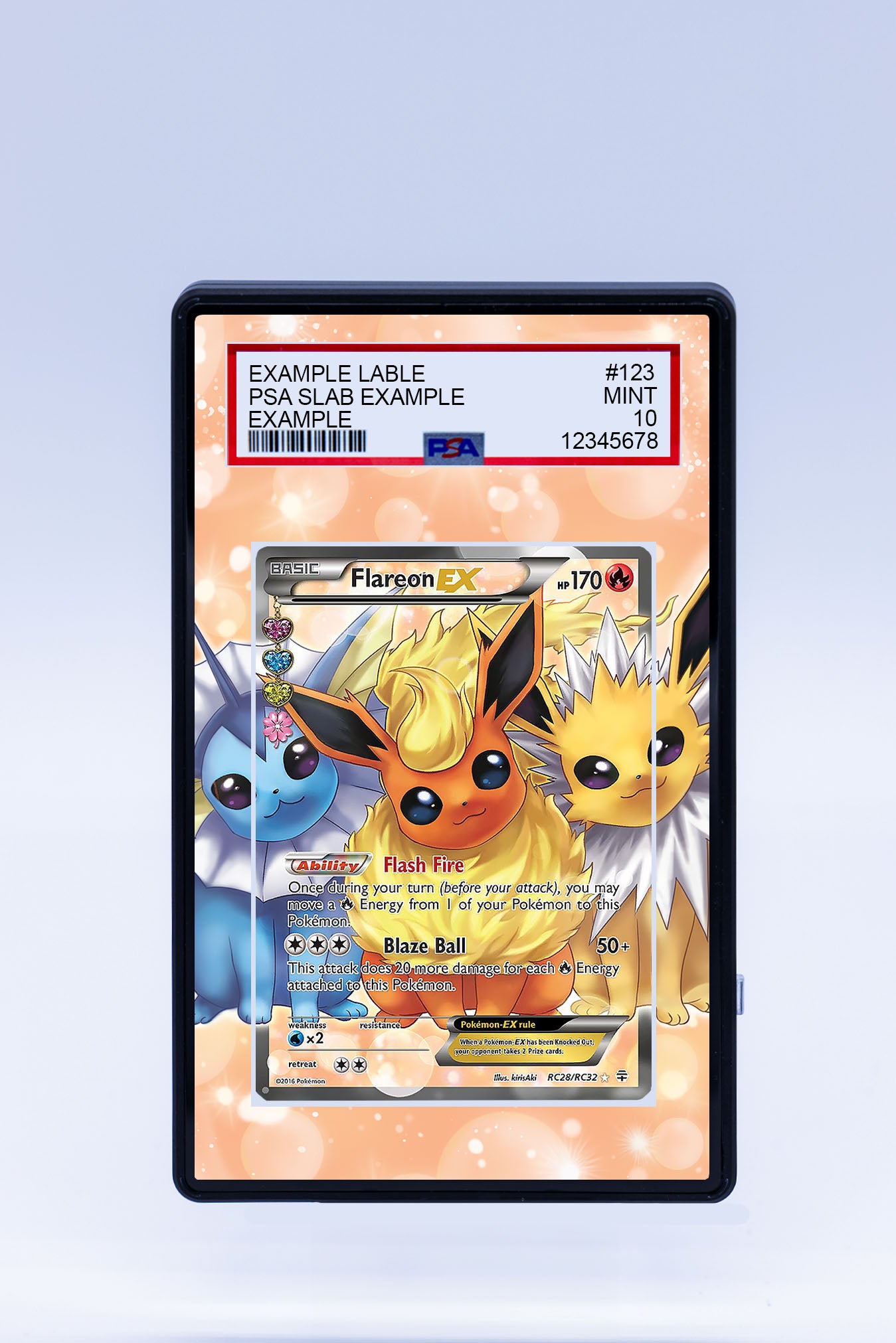 Flareon EX RC28 (Graded) Case Flareon EX RC28 (Graded) Case