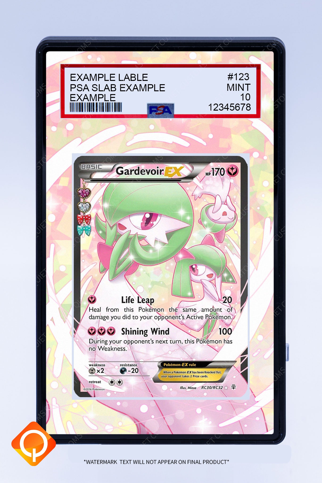 Gardevoir EX RC30 RC32 (Graded) Case