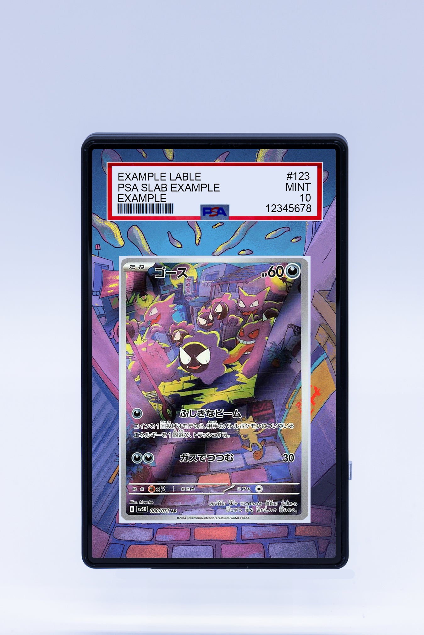 177 162 pokemon card Gastly 177 162 (Graded) Case