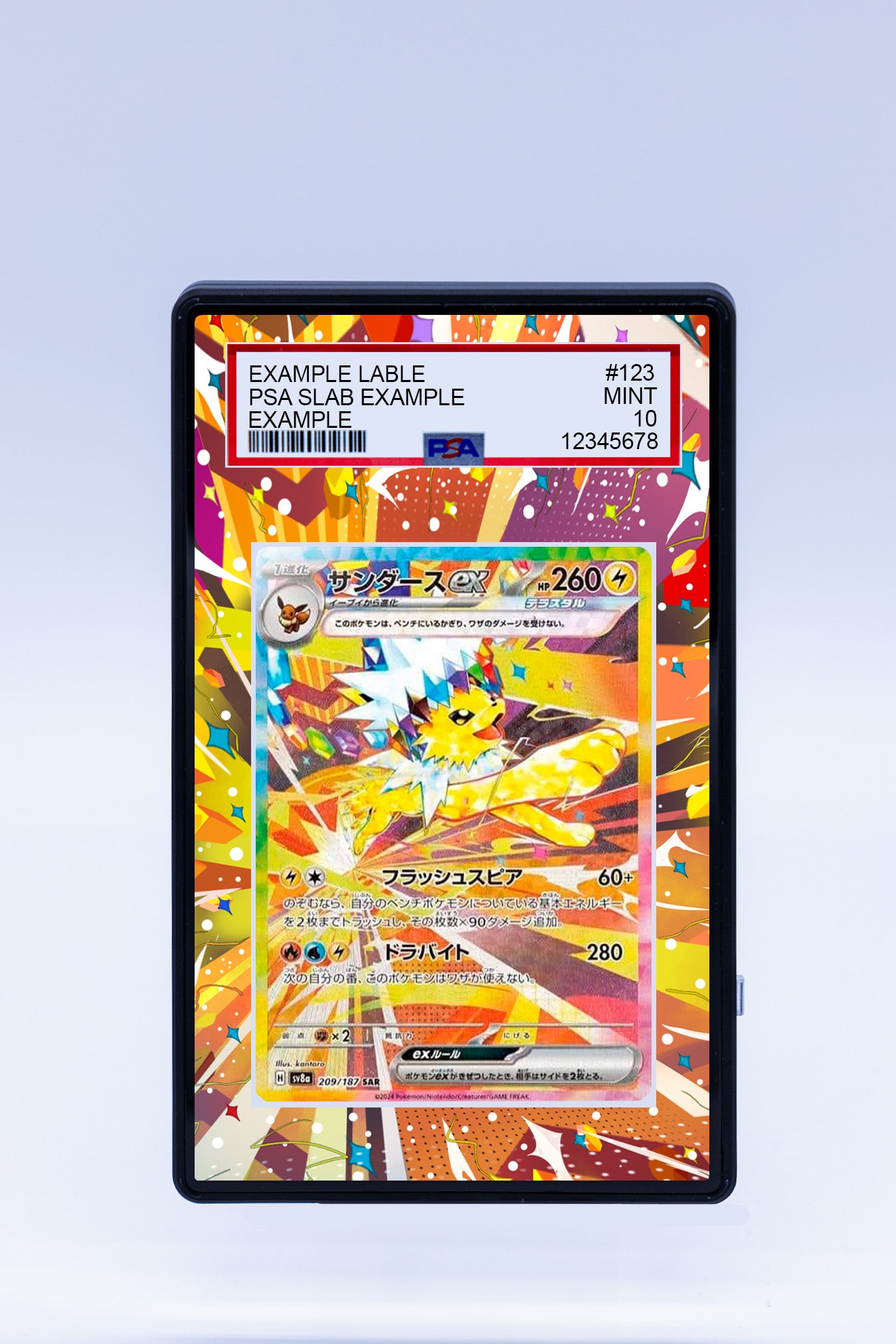 Jolteon EX 153 131 (Graded) Case