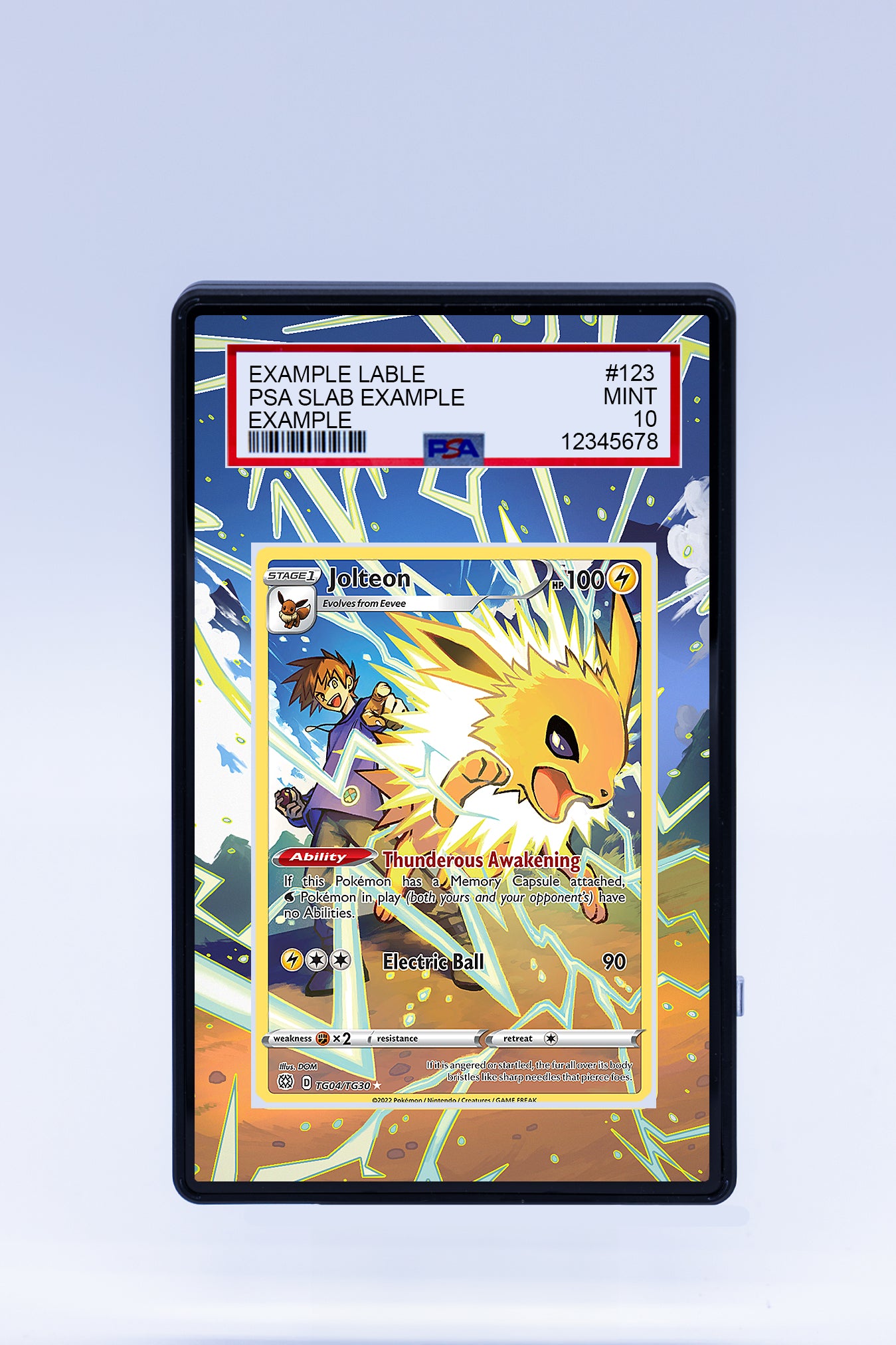 Jolteon TG04 TG30 (Graded) Case Jolteon TG04 TG30 (Graded) Case
