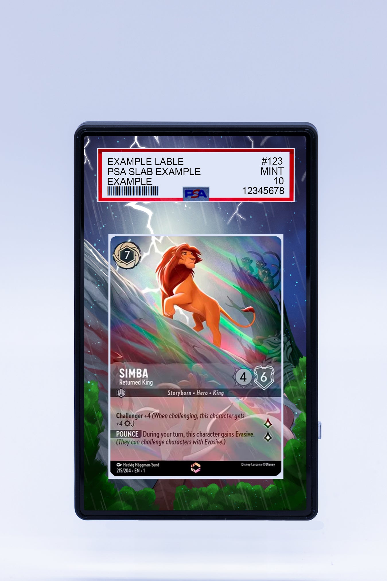 psa graded lorcana cards Ursula - Sea Witch Queen (Enchanted) Chapter 4 main image 0