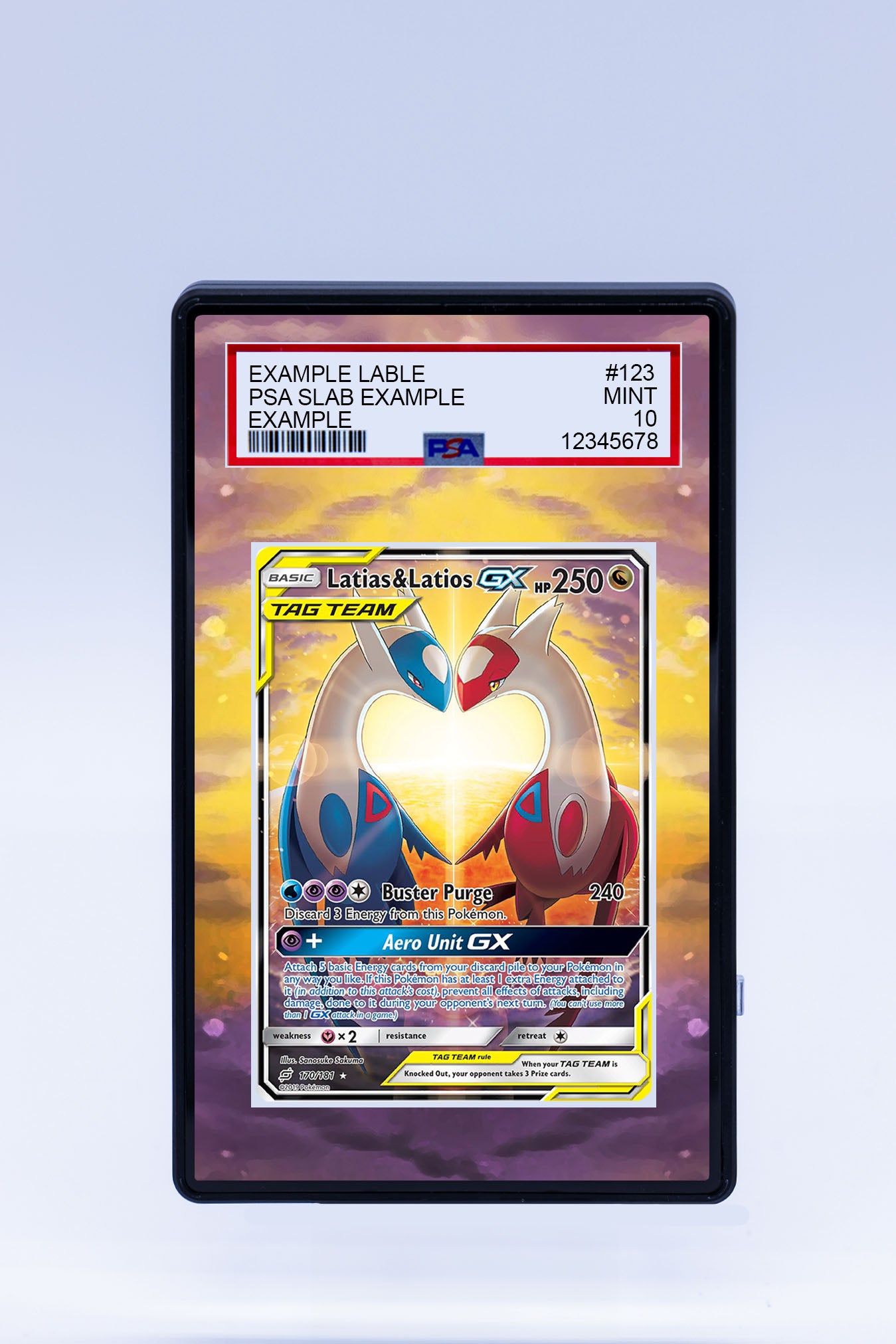 Latias and Latios GX 170/183 (Graded) Case