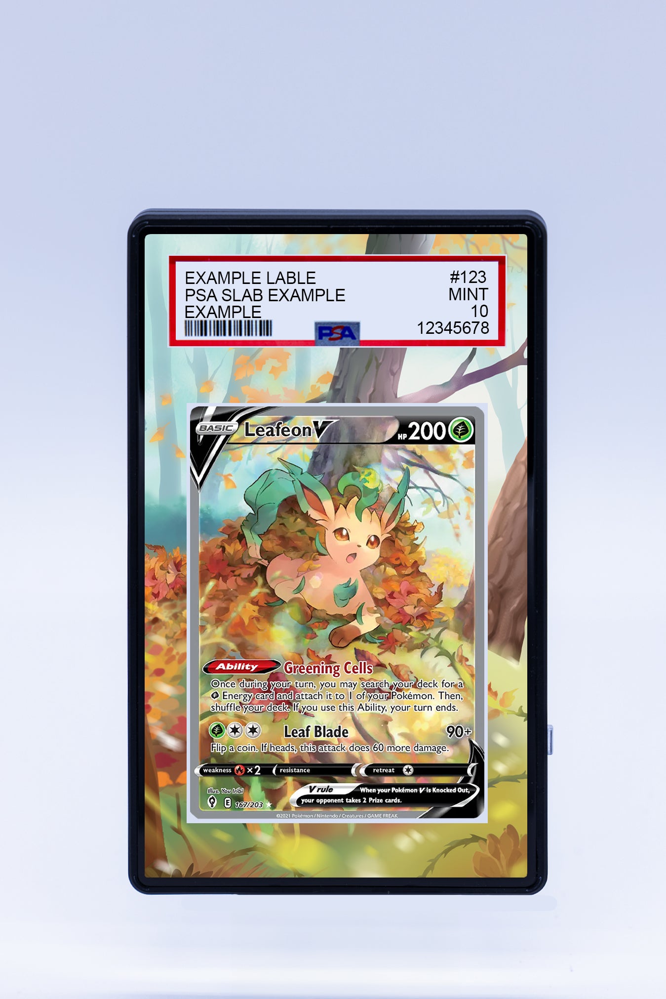 Leafeon V 167 203 (Graded) Leafeon V 167 203 (Graded)