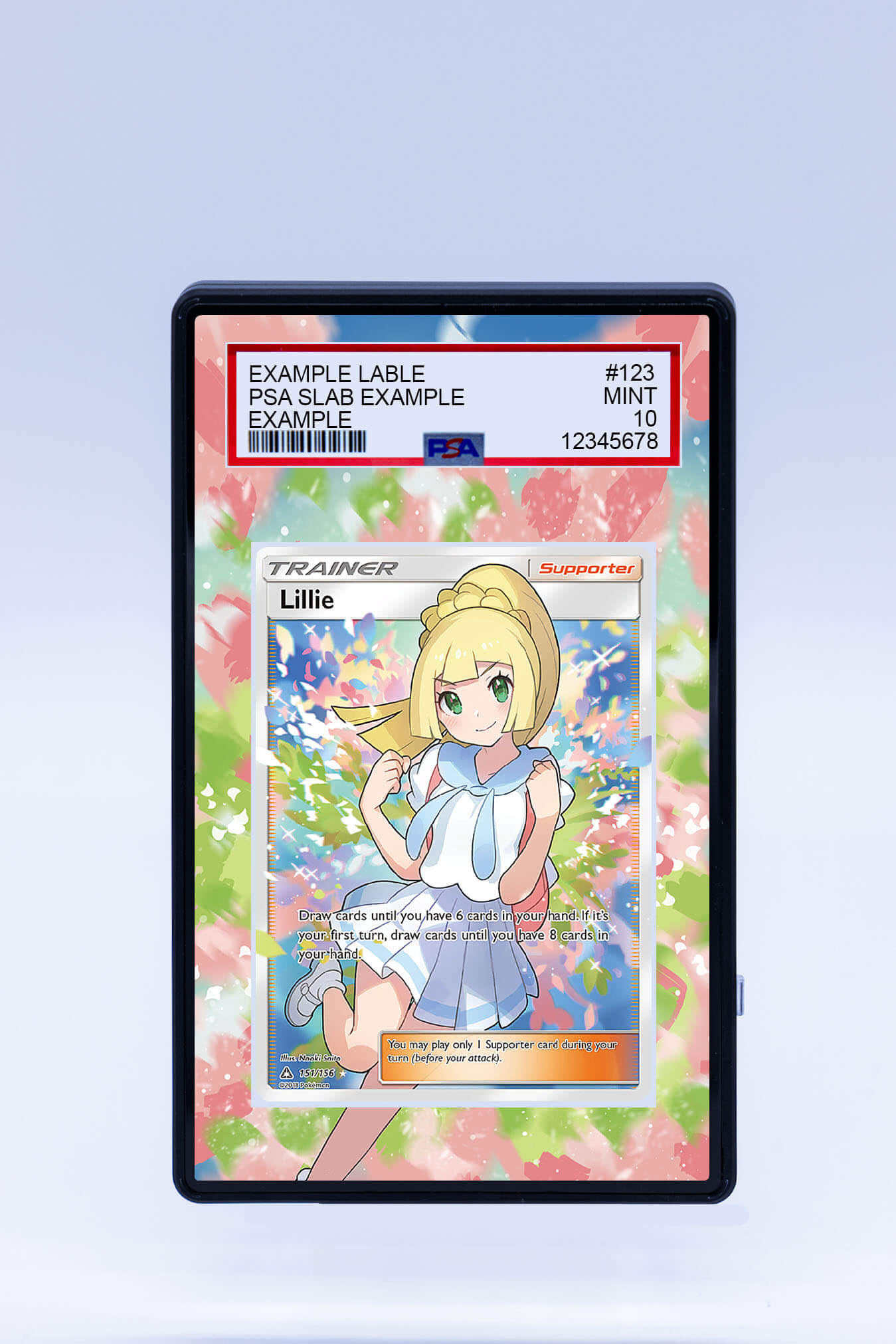 151 graded cards Lillie 151/156 Trainer (Graded)
