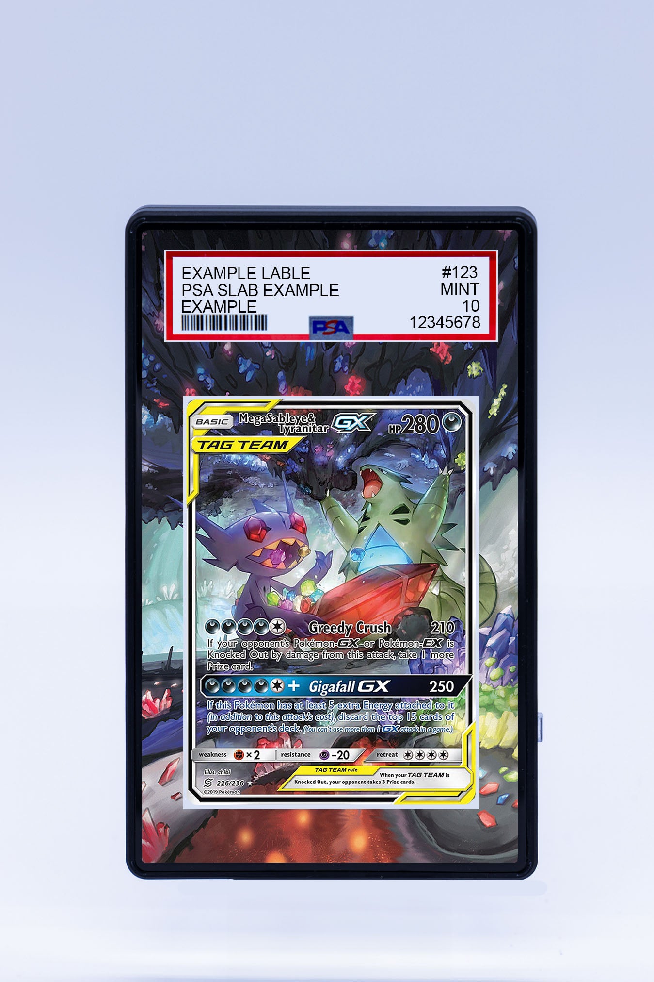 mega sableye e tyranitar gx