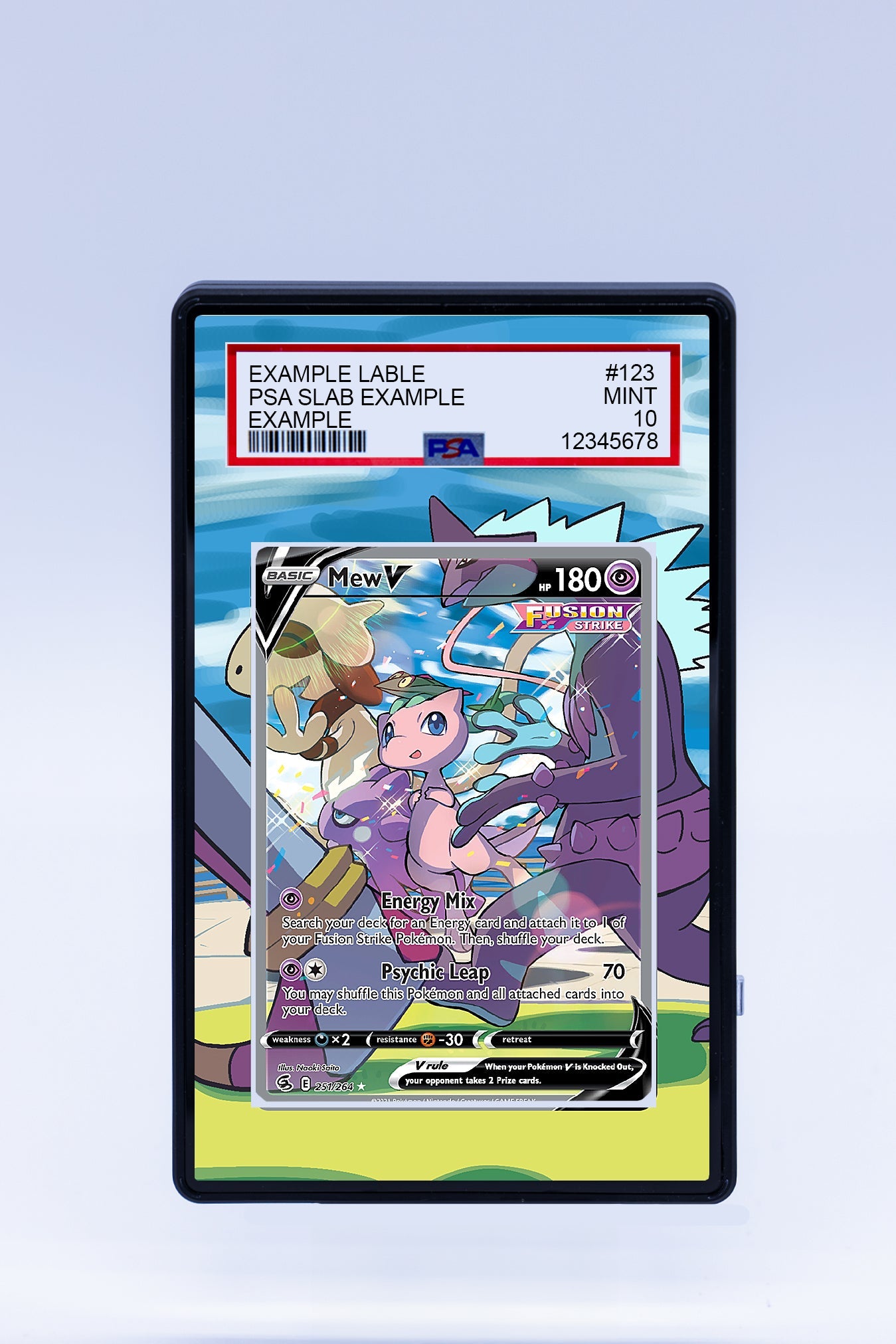 Mew V 251 264 (Graded) Case Mew V 251 264 (Graded) Case