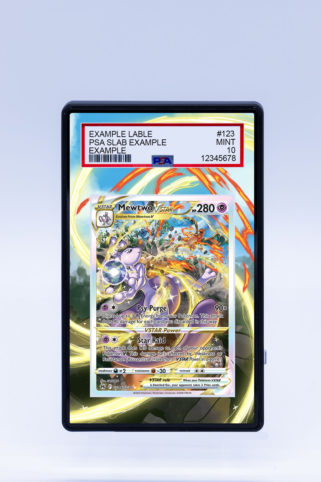 mewtwo graded card Graded Pokemon Card - Mewtwo 183/165