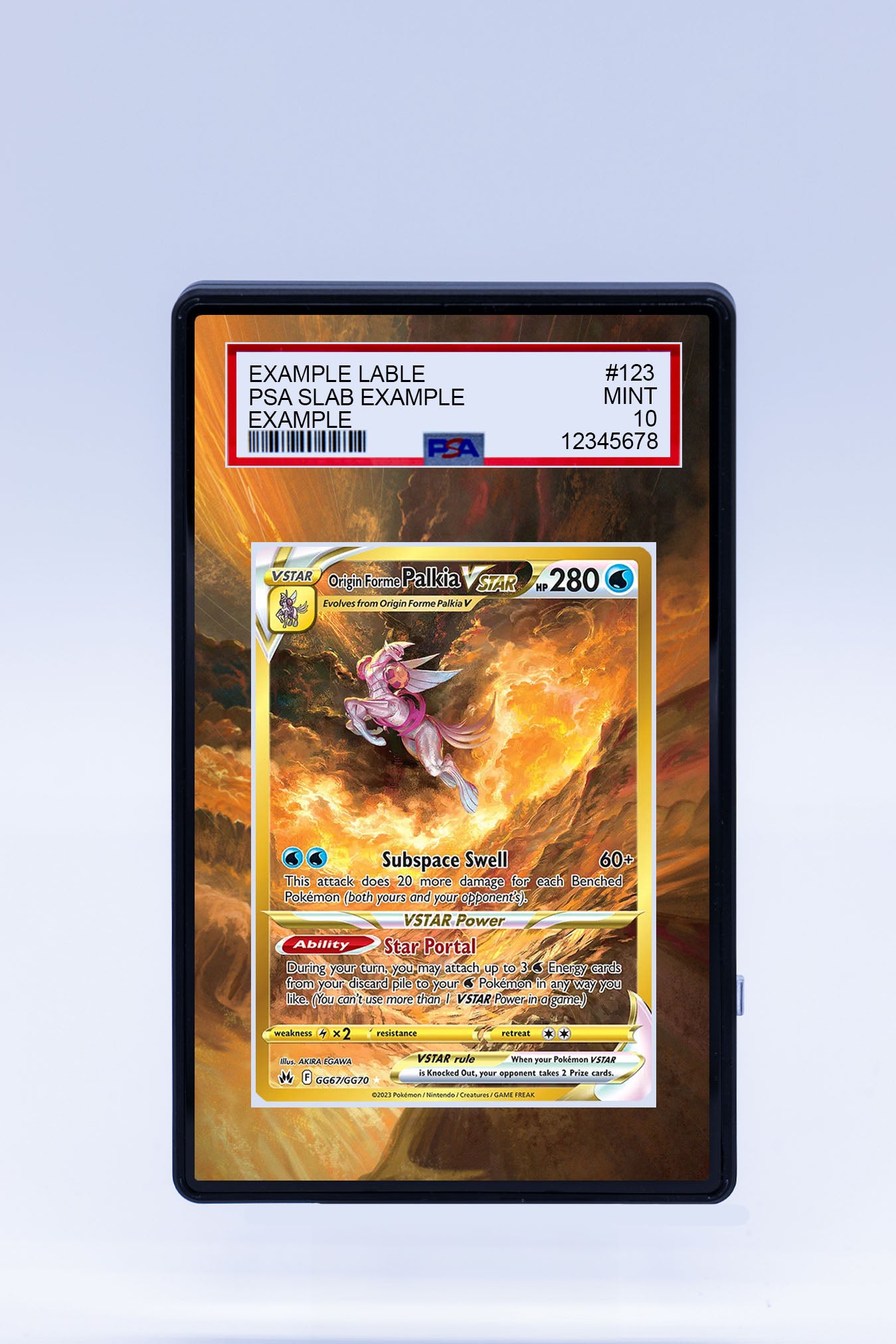 Origin Forme Palkia VSTAR GG67/GG70 Graded)