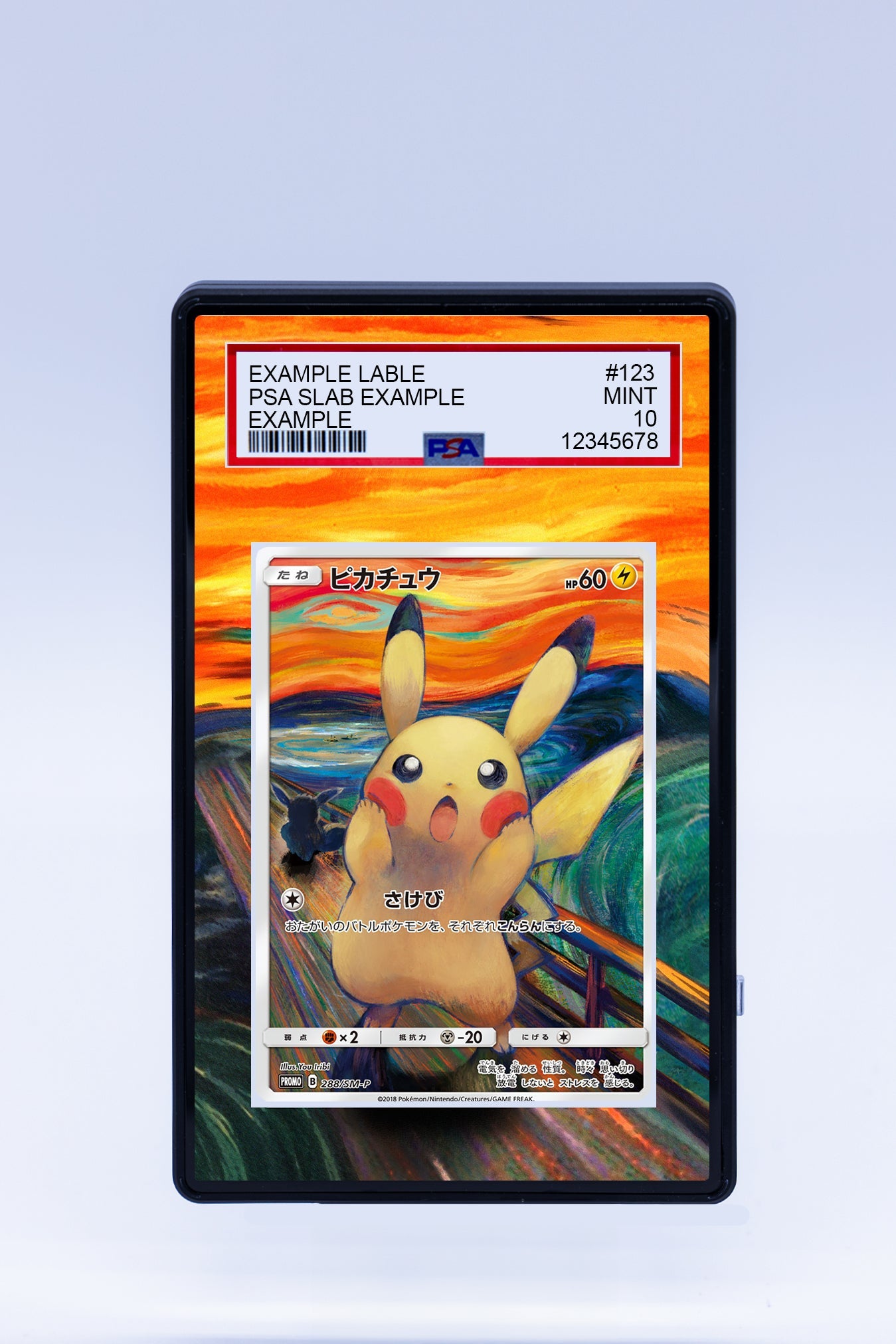 Pikachu 288 SM-P (Graded) Case