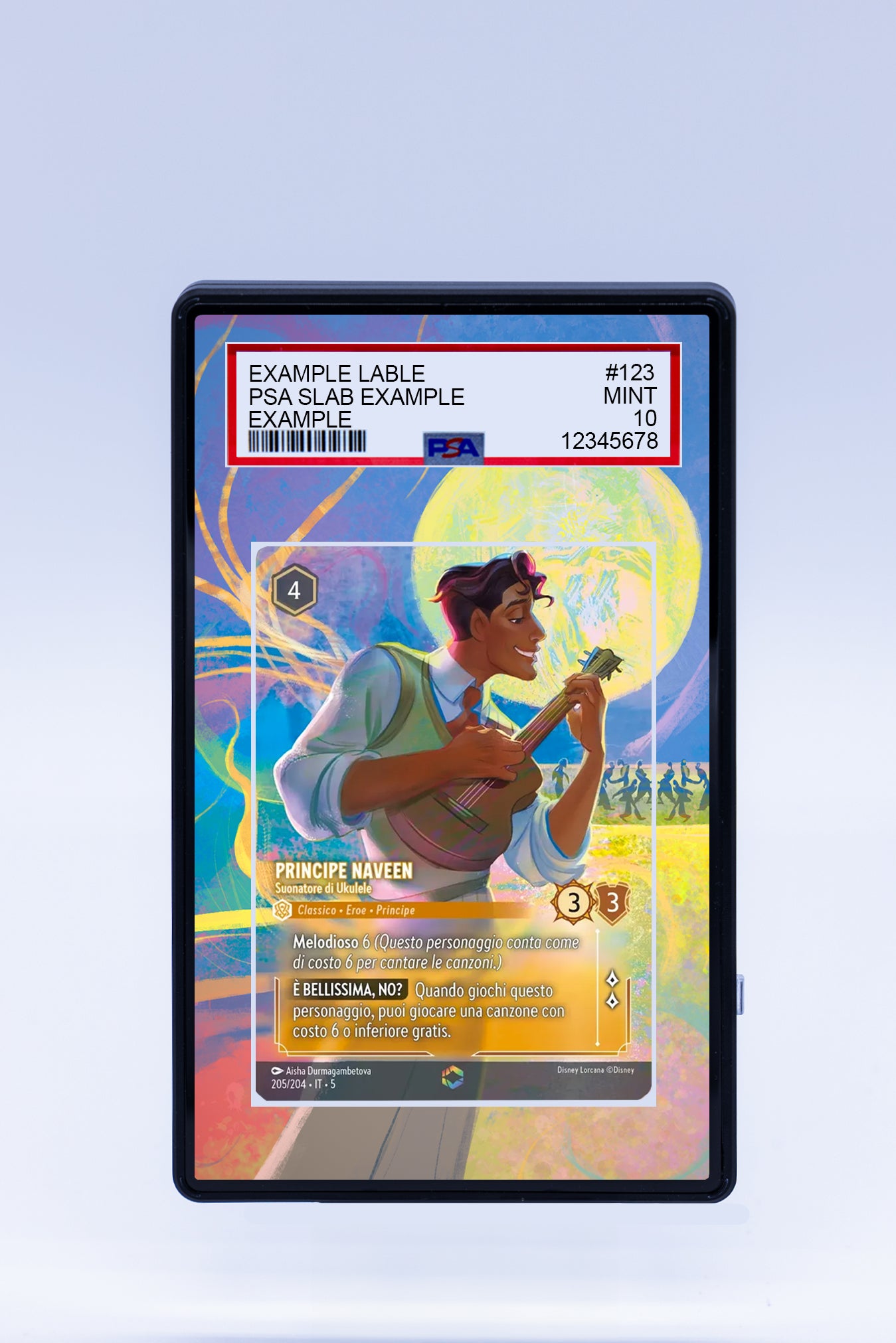 Principe Naveen 205 204 (Graded) Case