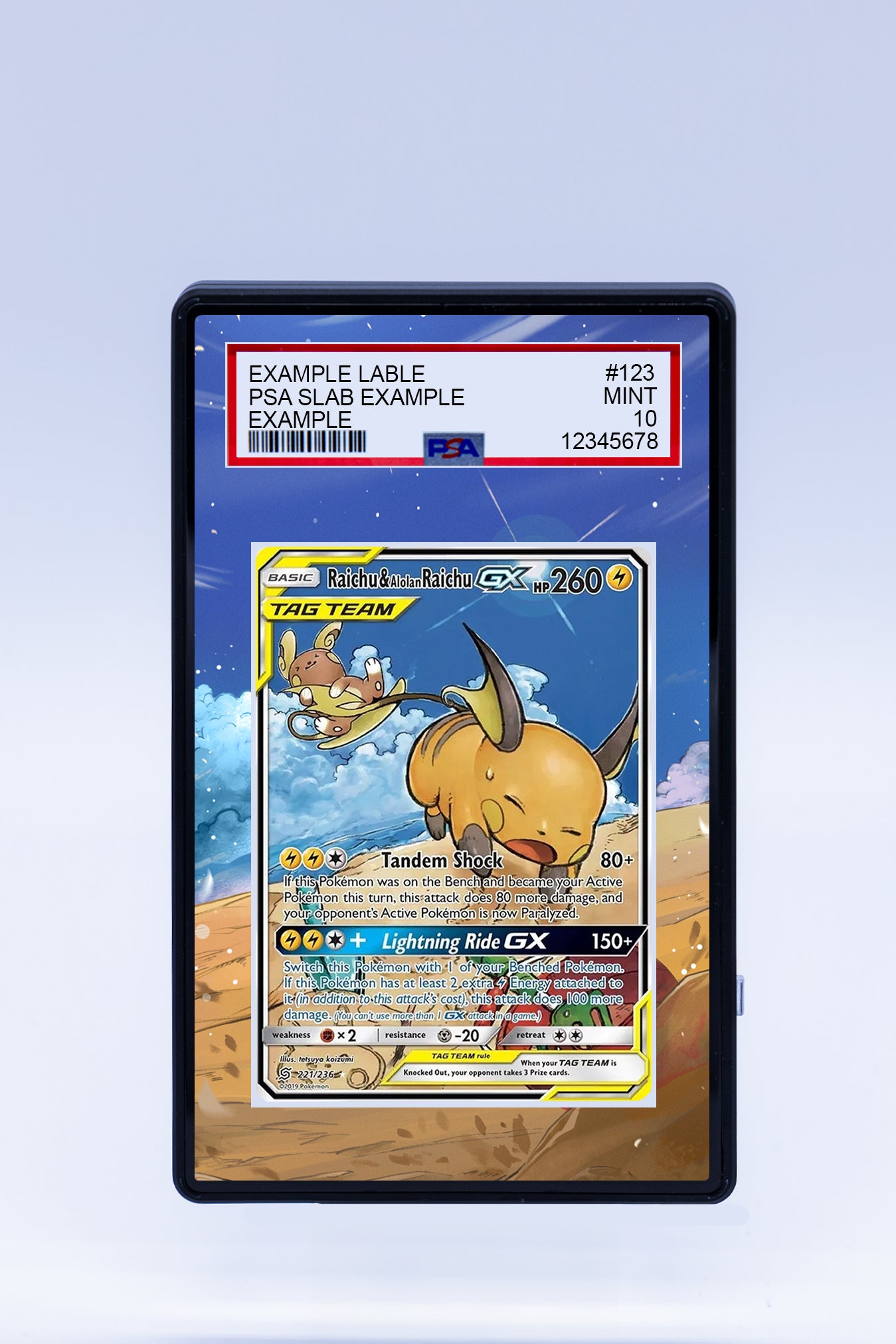 alolan raichu pokemon card Alolan Raichu EX A3 203 / Celestial Guardians / Pokemon Tcg Quality Custom  Card
