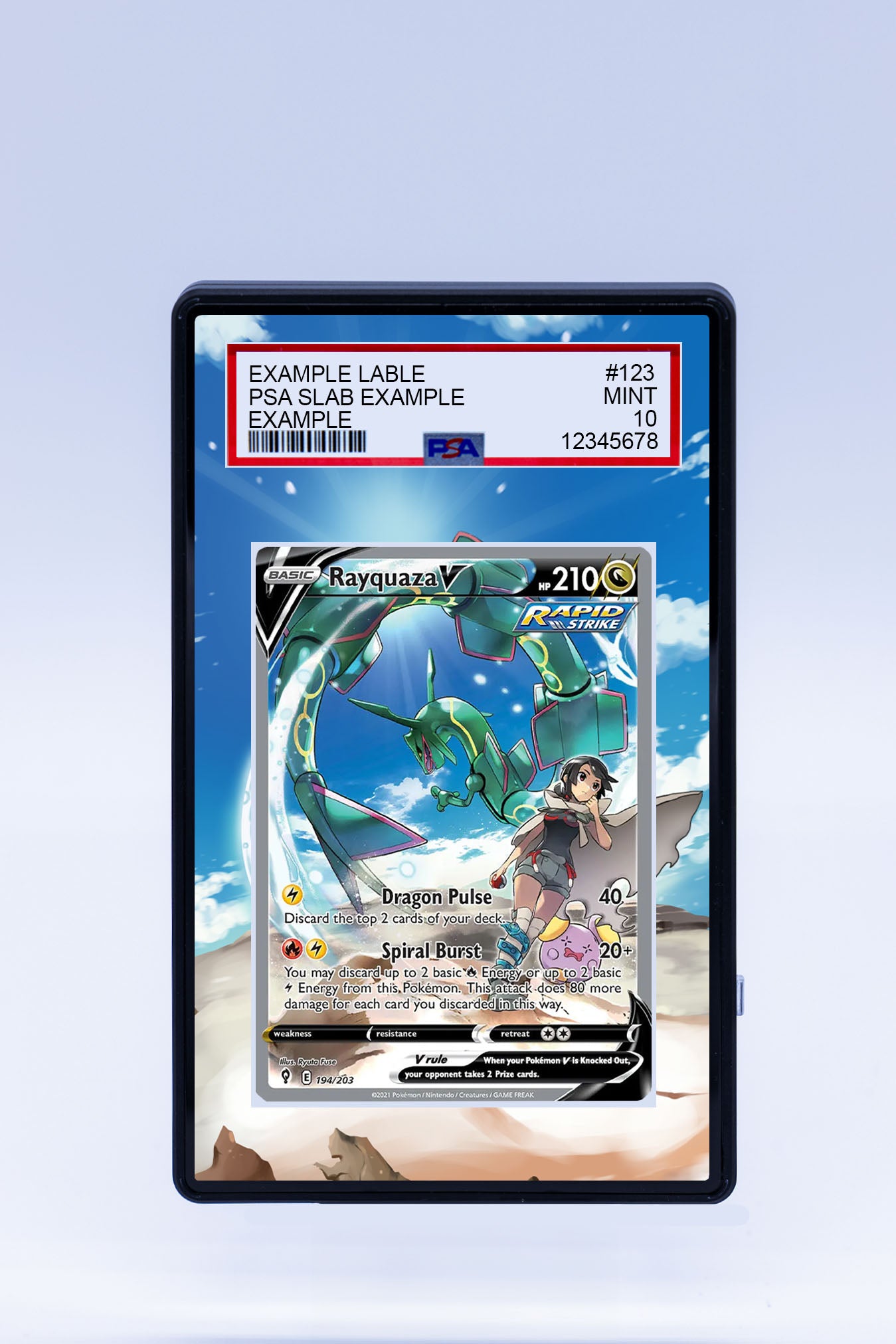 Rayquaza V 194/203 (Graded) Rayquaza V 194/203 (Graded)