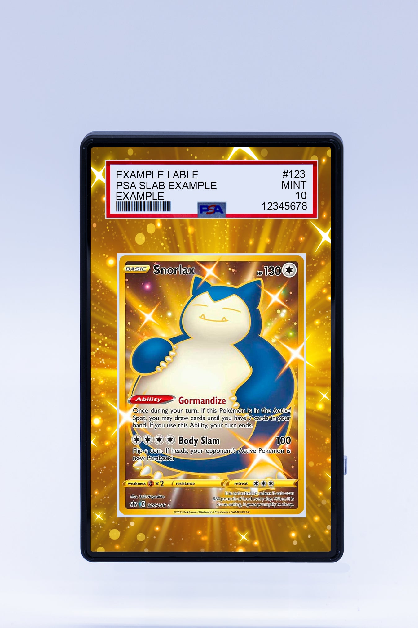Snorlax 224 198 (Graded) Case Snorlax 224 198 (Graded) Case
