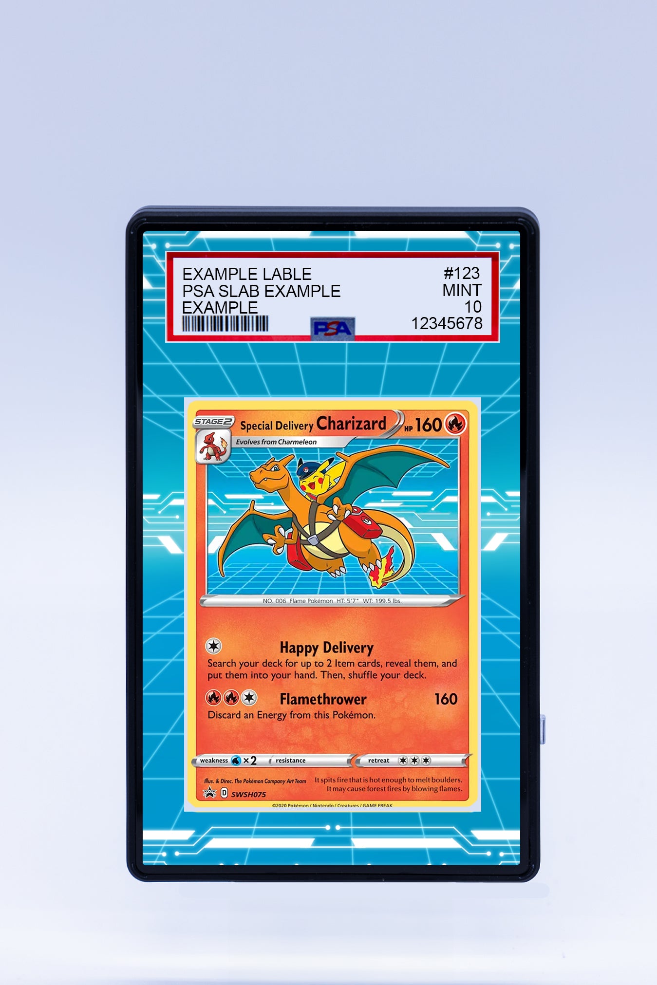 Special Delivery Charizard SWSH075 Promo (Graded)