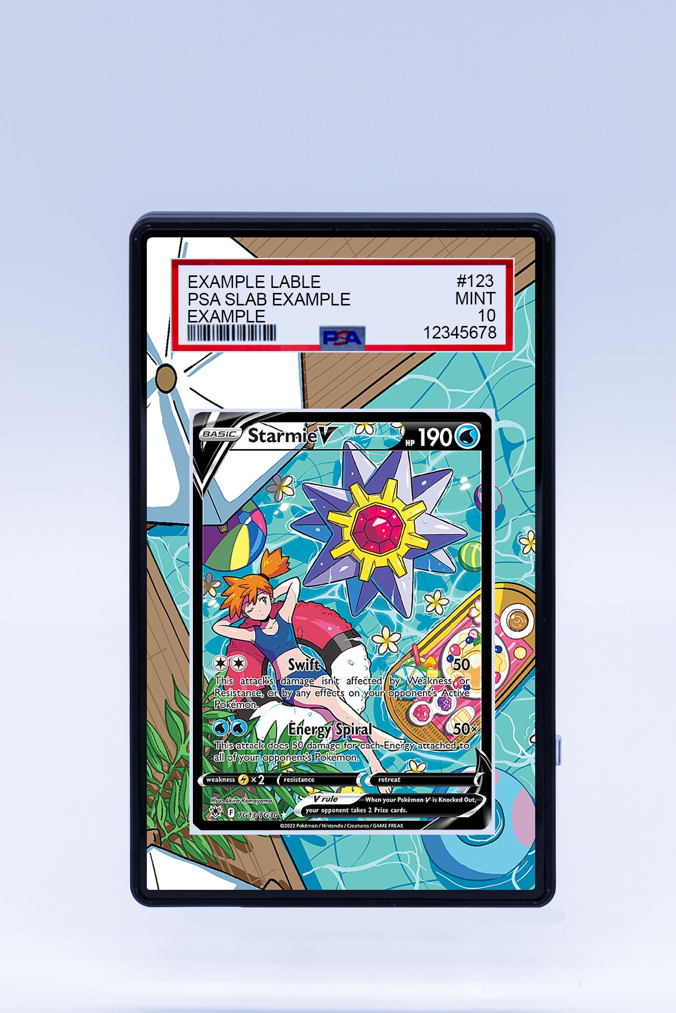 starmie v pokemon card Starmie V TG13/TG30 (Graded)