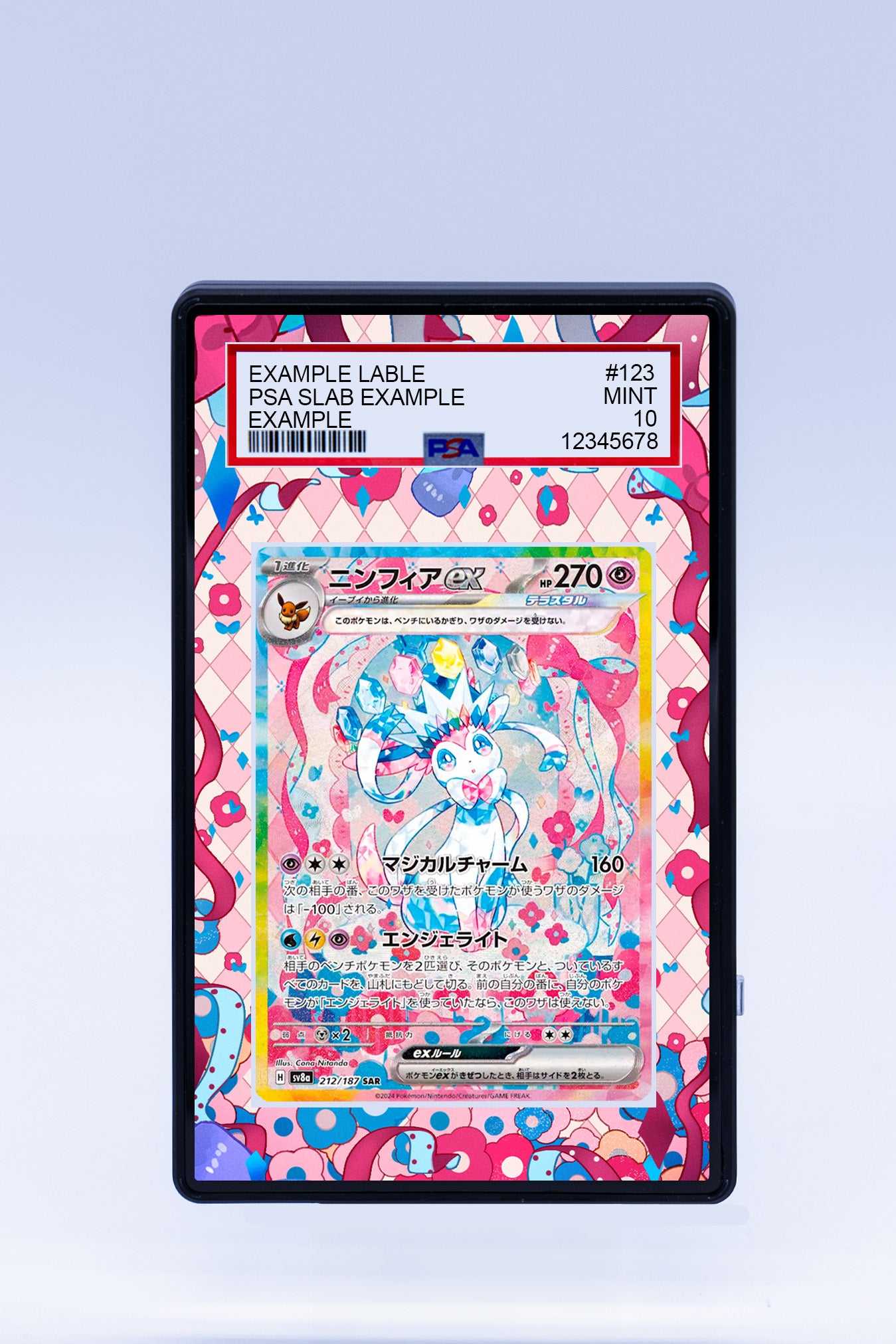 sylveon graded card Sylveon EX 156 131 (Graded) Case