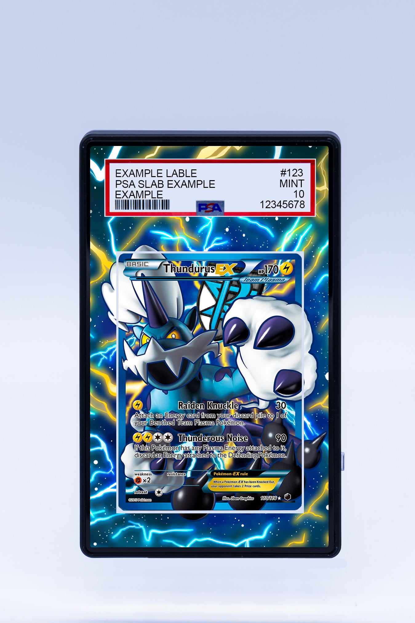 Thundurus EX 110 116 (Graded) Case Thundurus EX 110 116 (Graded) Case