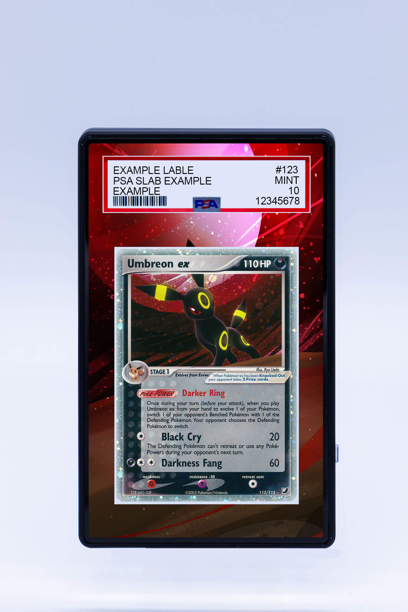 Umbreon EX 112/115 (Graded) Umbreon EX 112/115 (Graded)