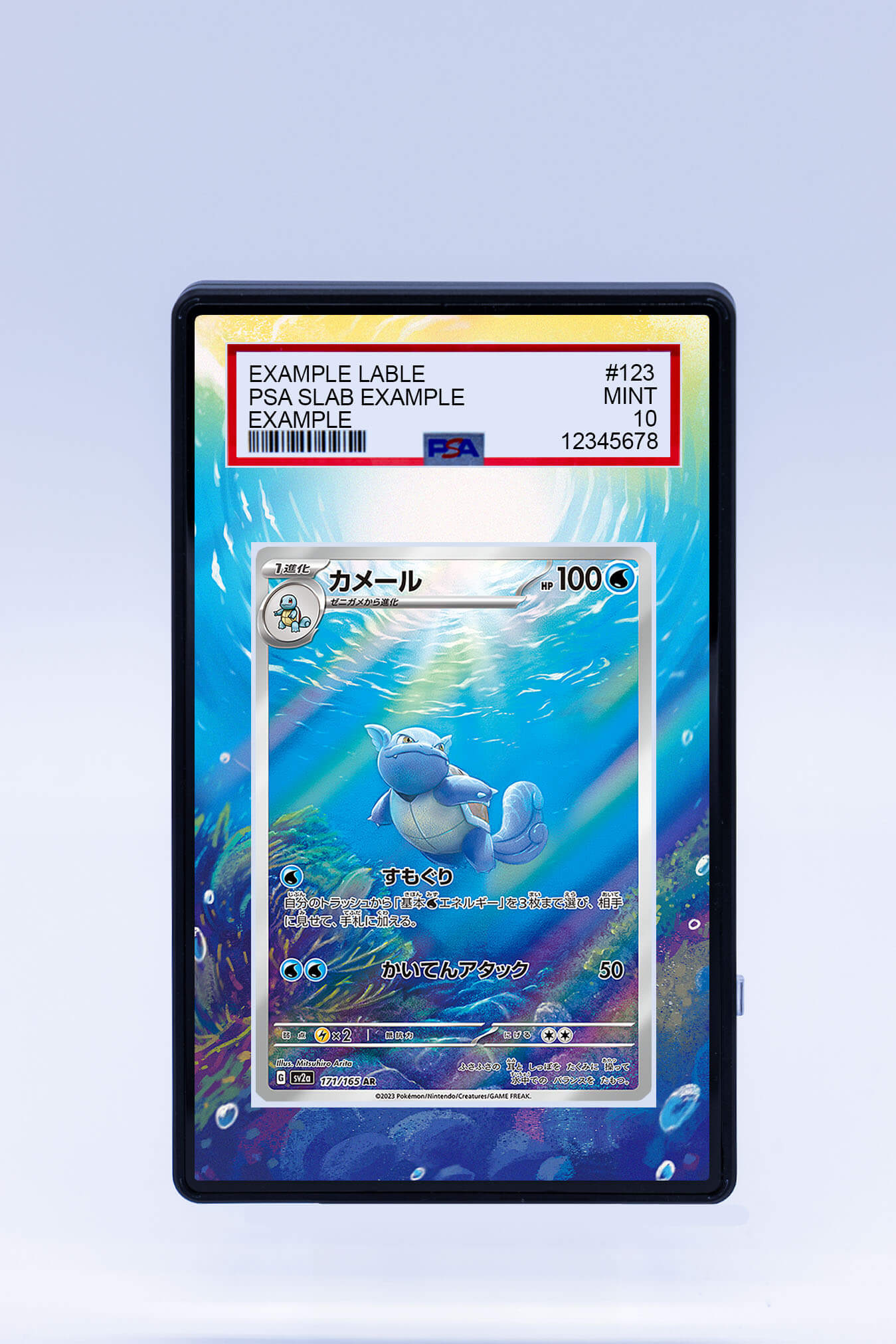 Wartortle 171 165 (Graded) Case