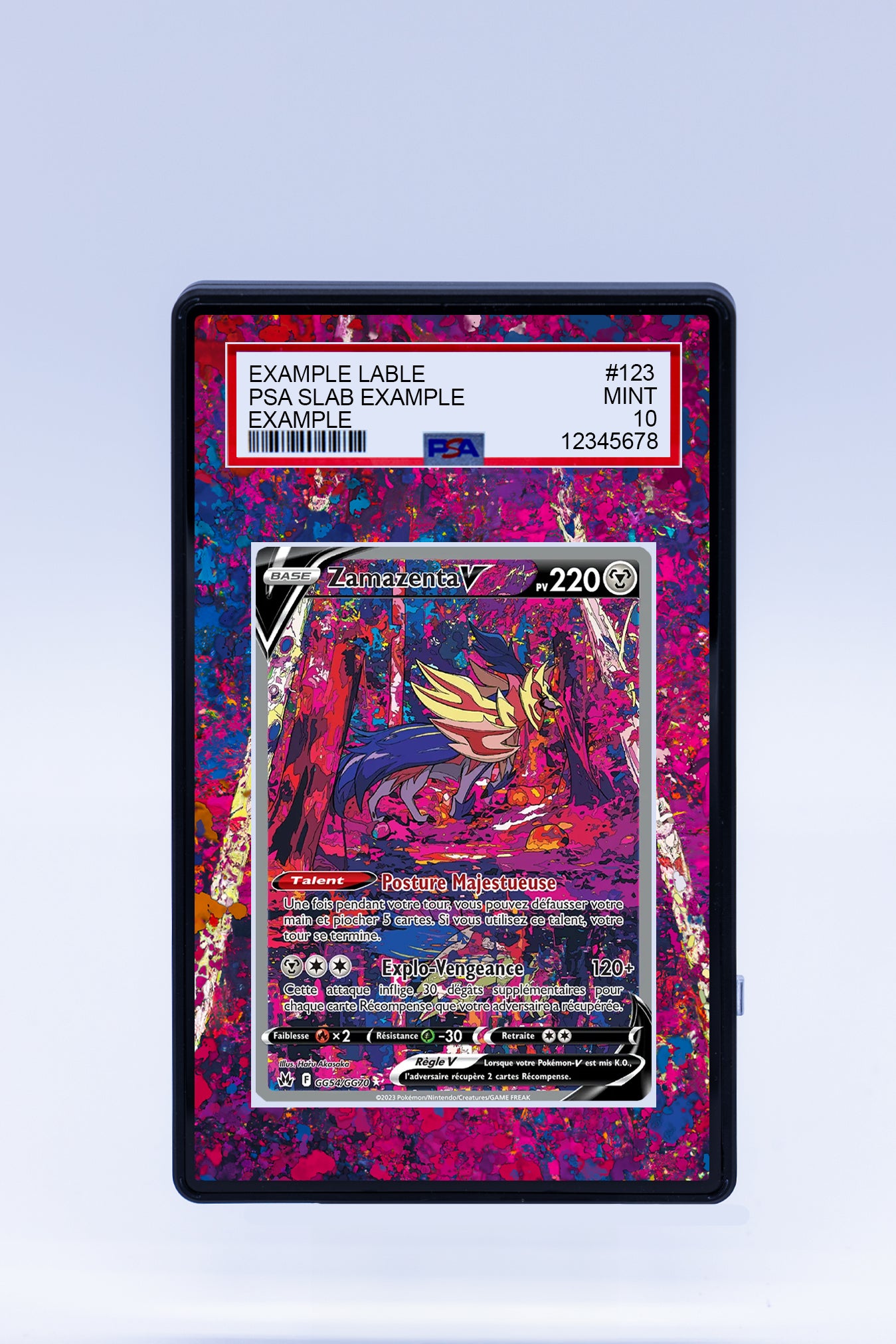 Zamazenta V GG54 GG70 (Graded) Case Zamazenta V GG54 GG70 (Graded) Case