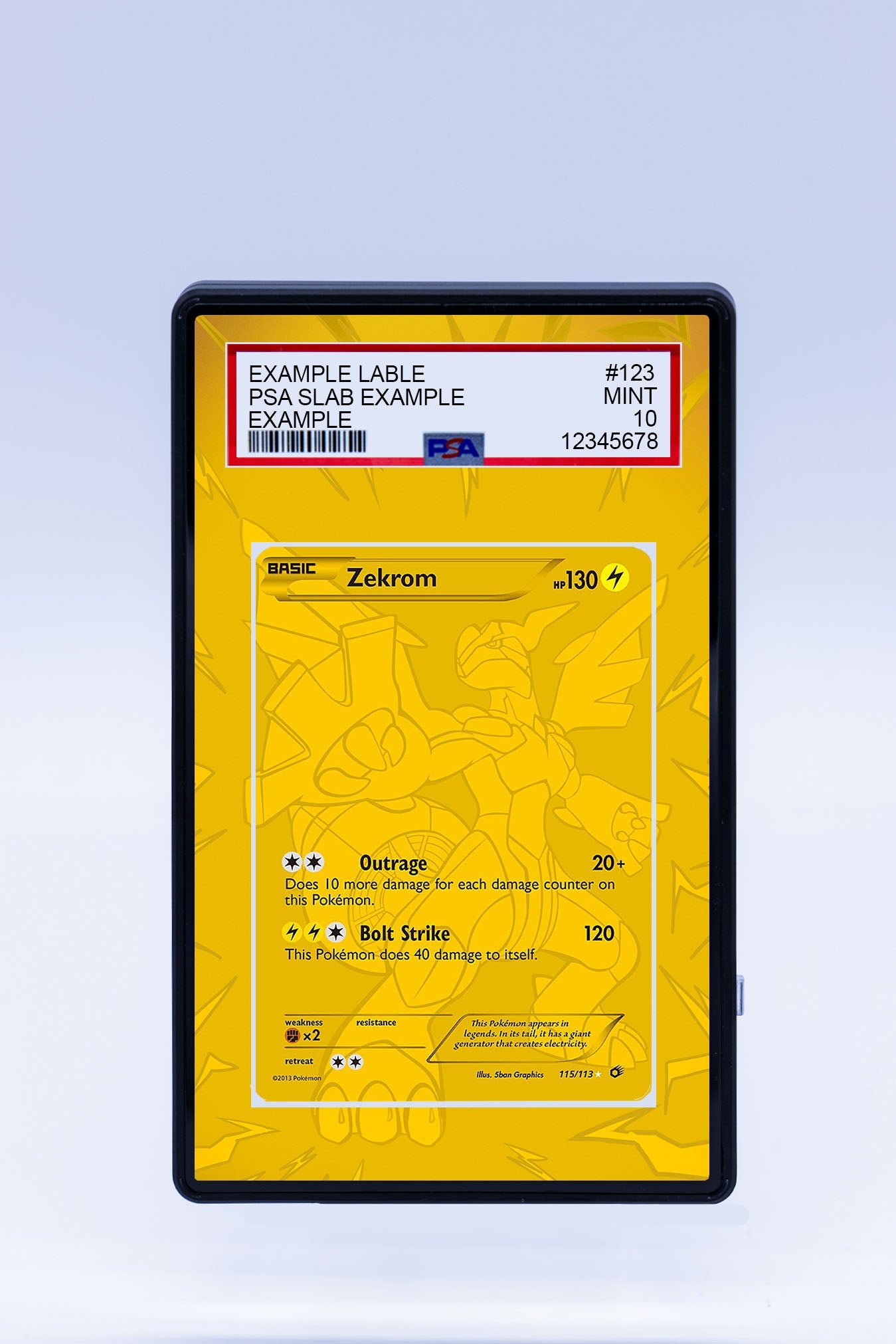 Zekrom 115 113 (Graded) Case